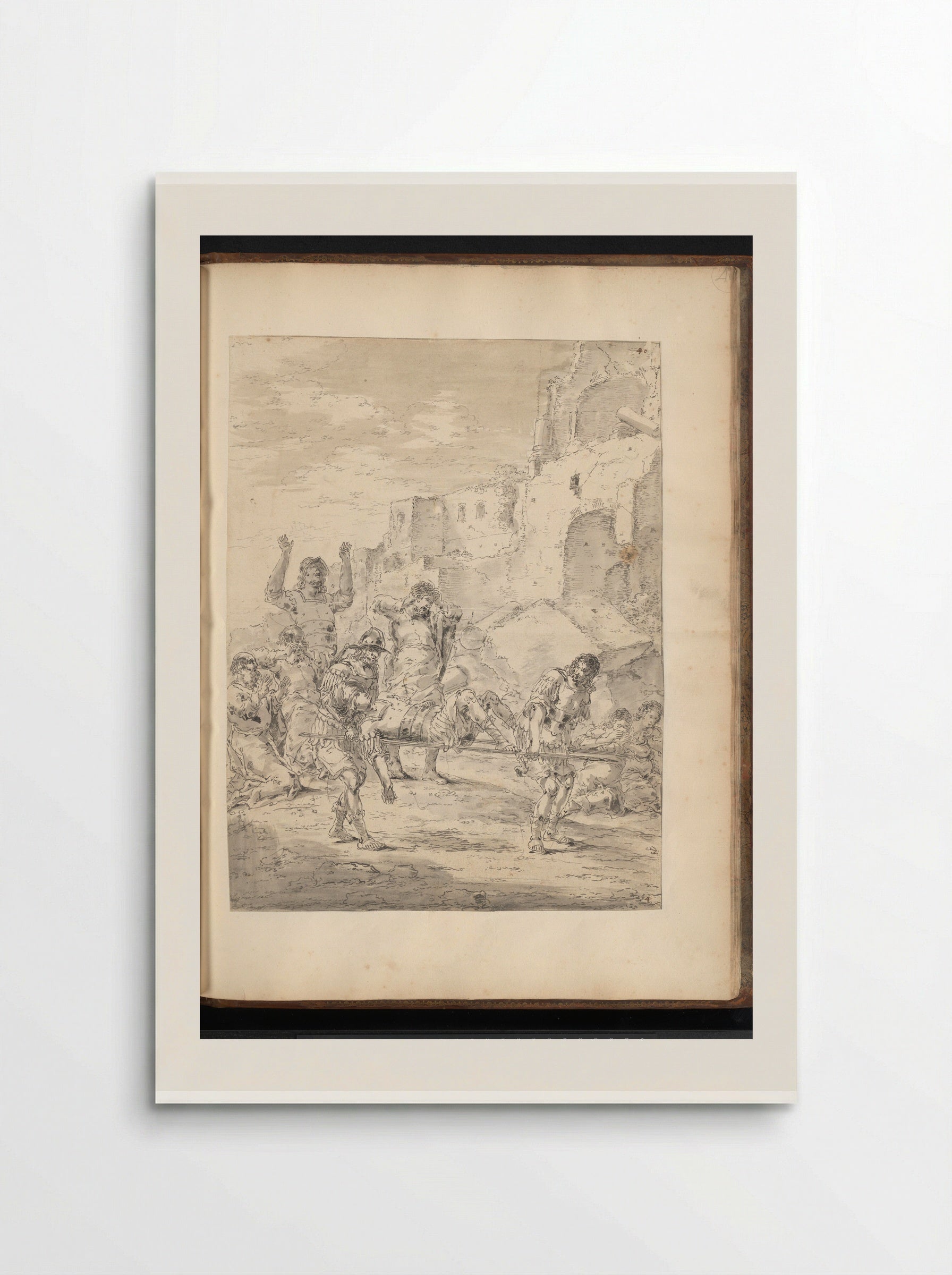 Alexander the Great Wounded and Carried Away - Leonaert Bramer - Poster
