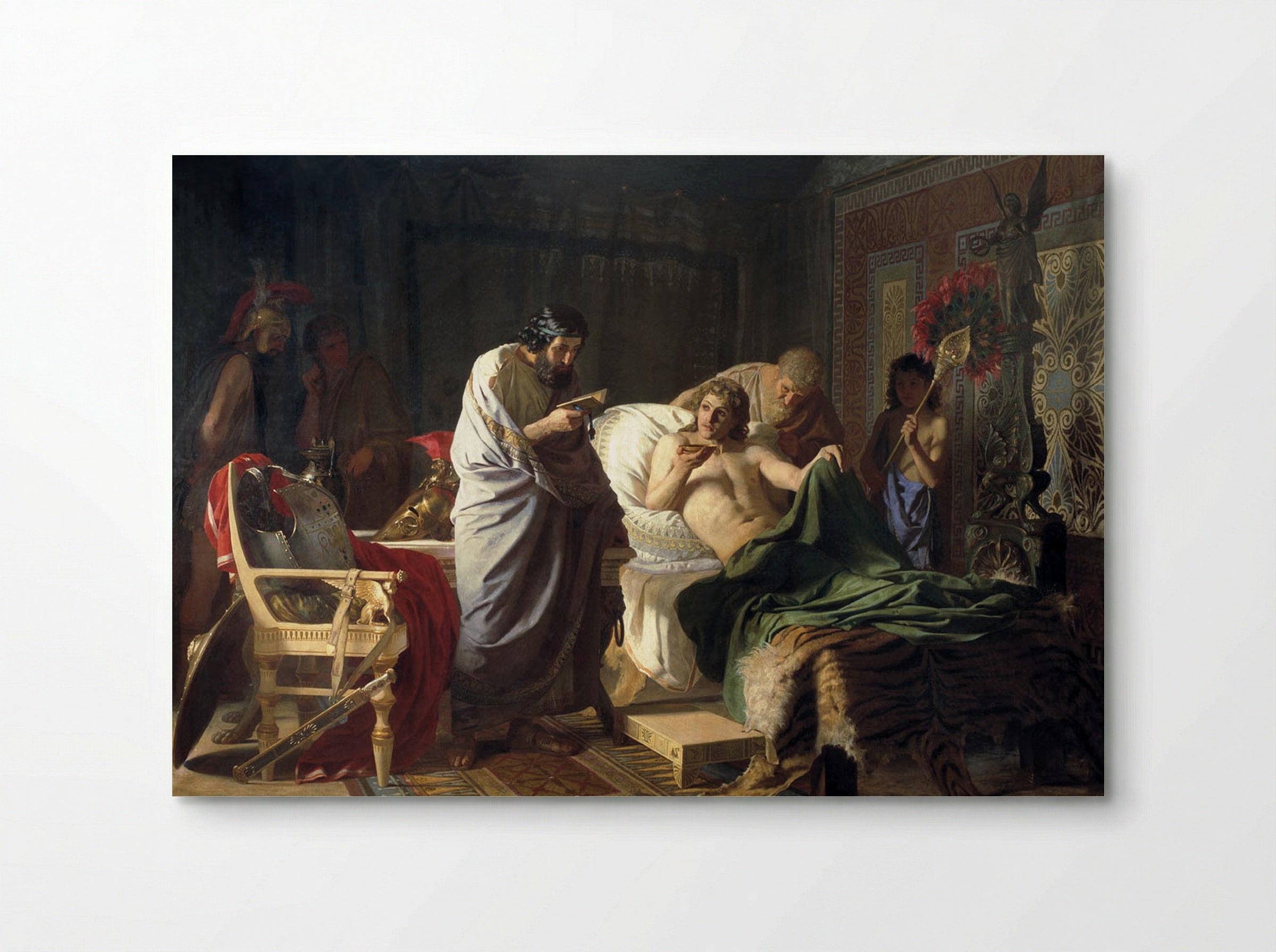 Alexander the Great and his Physician Philip - Henryk Siemiradzki - Poster