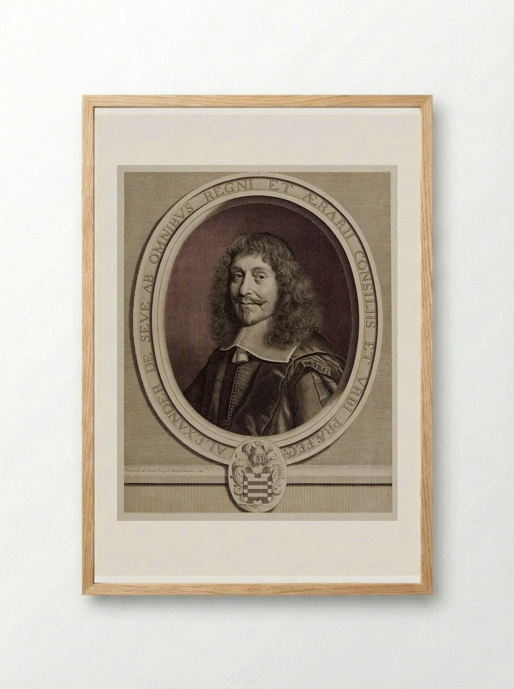 Alexandre de Sève - Robert Nanteuil - Framed Print Wood