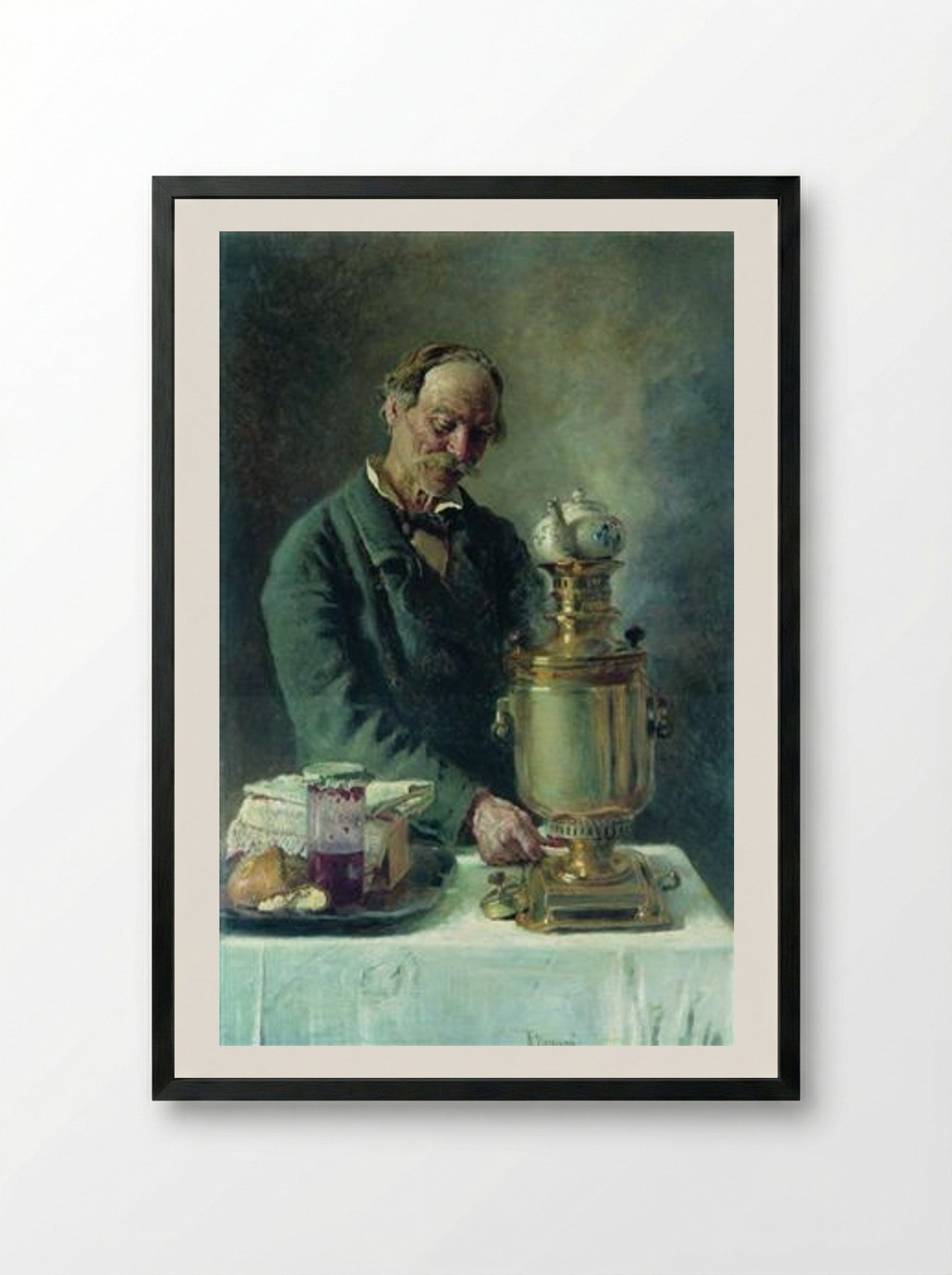 Alexeyich - Konstantin Makovsky - Framed Print Black