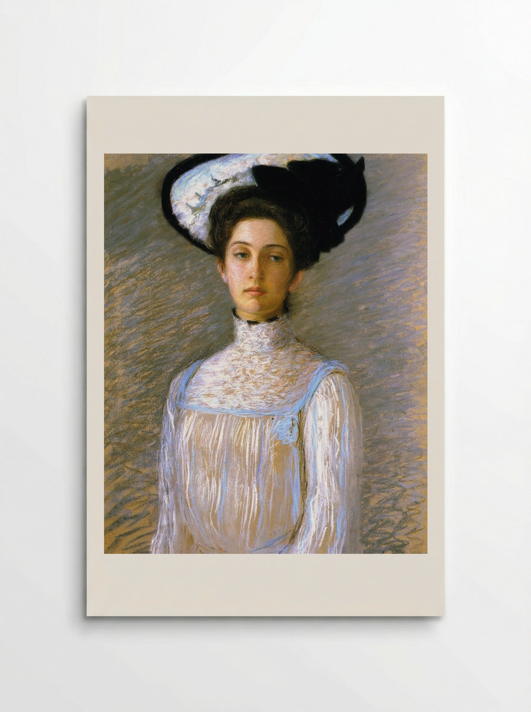 Alice in a White Hat - Lilla Cabot Perry - Poster