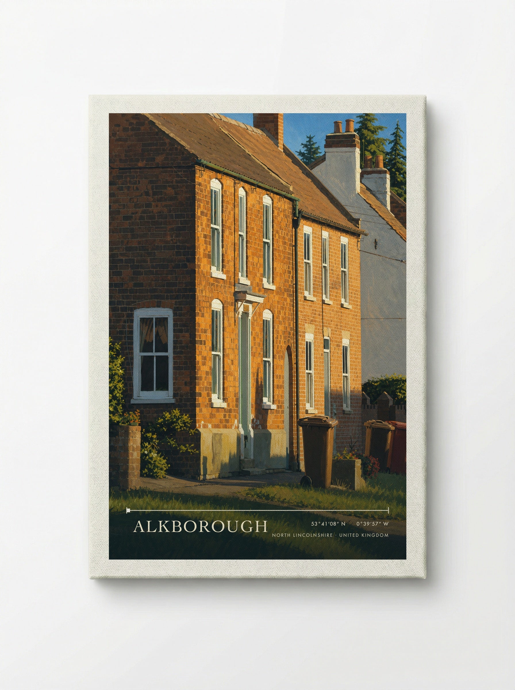 Alkborough North Lincolnshire United Kingdom Travel Poster - Canvas