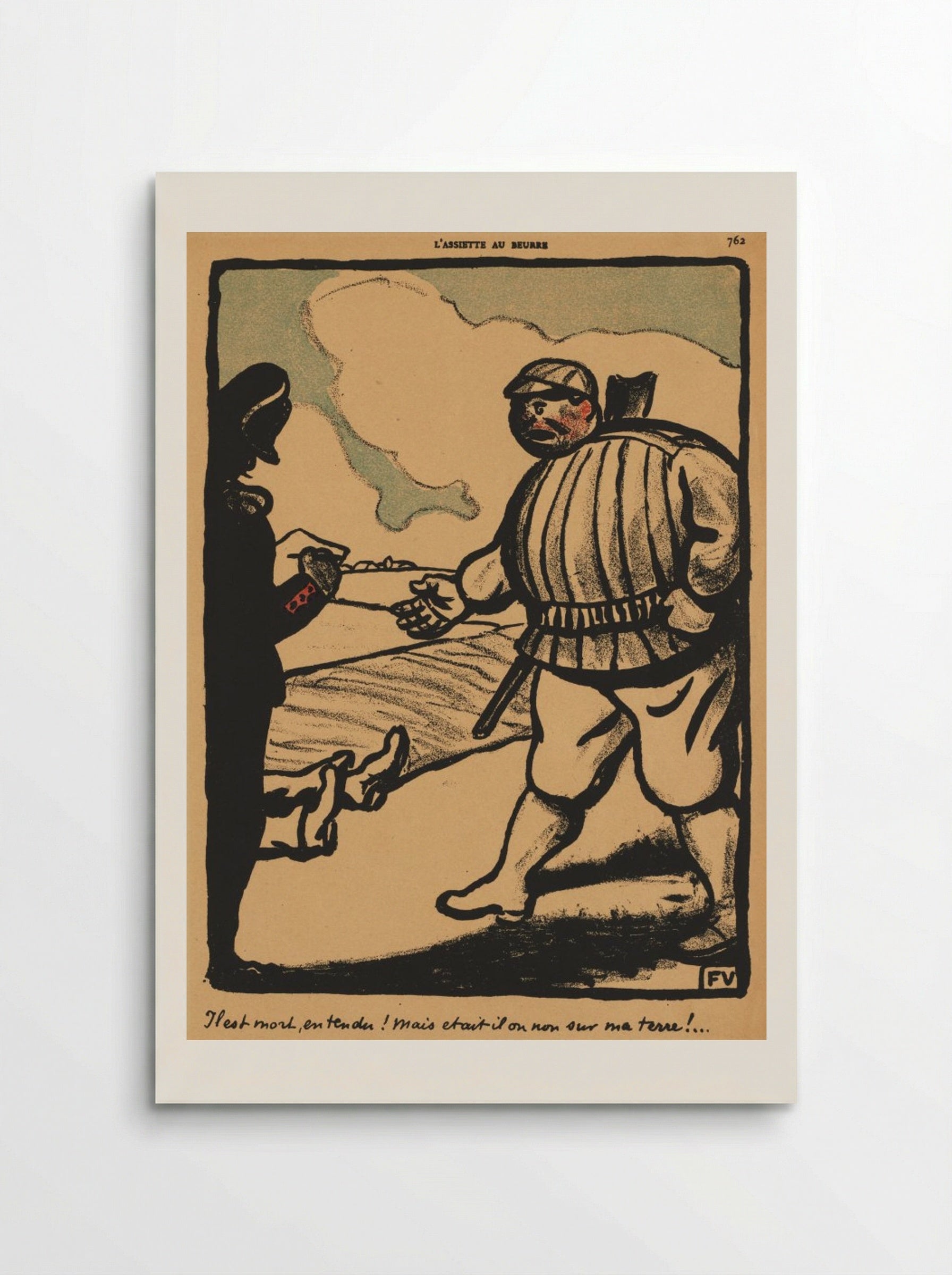 All right, so he's dead!... - Félix Vallotton - Poster