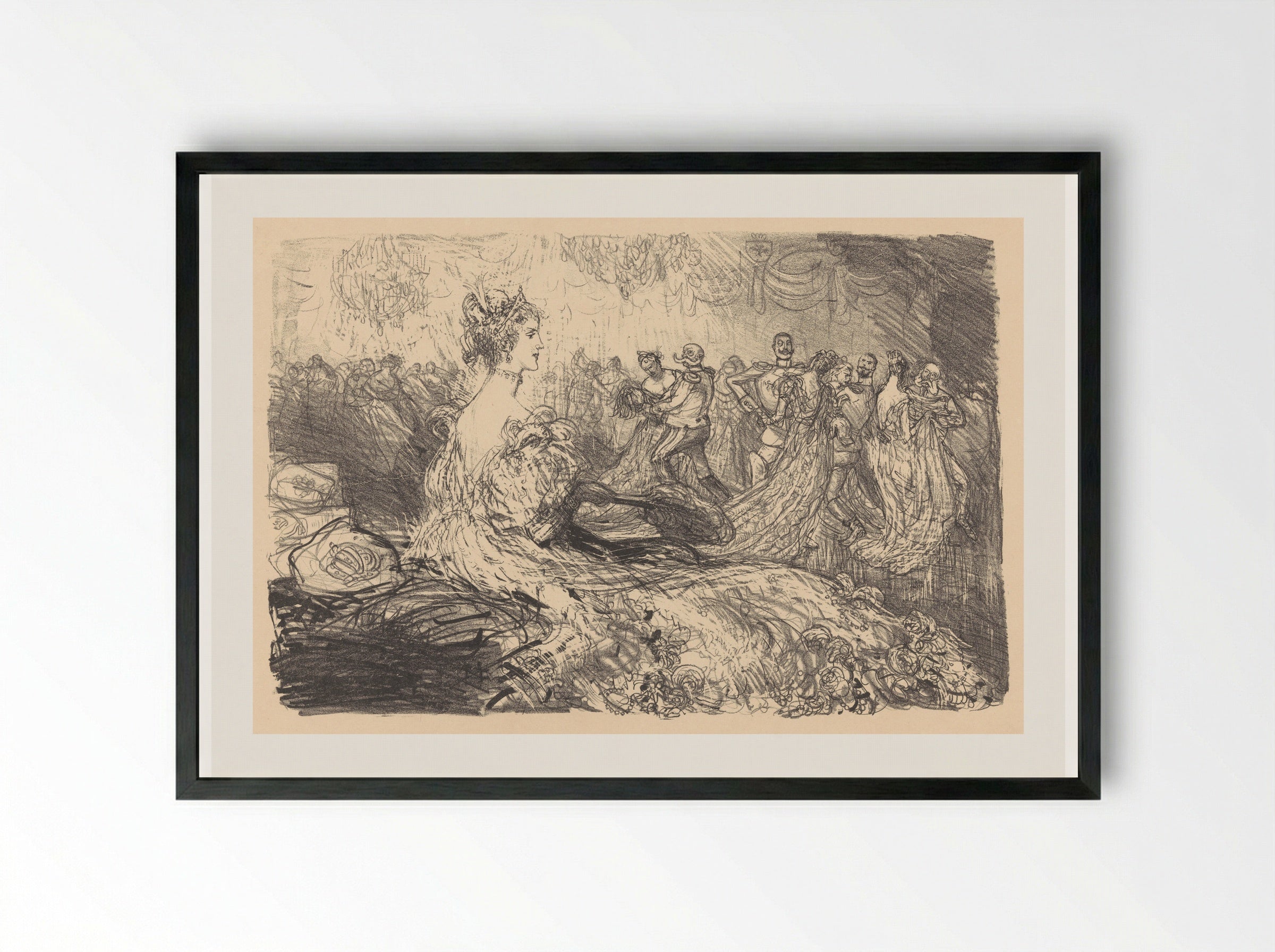 Alleen - Marius Bauer - Framed Print Black