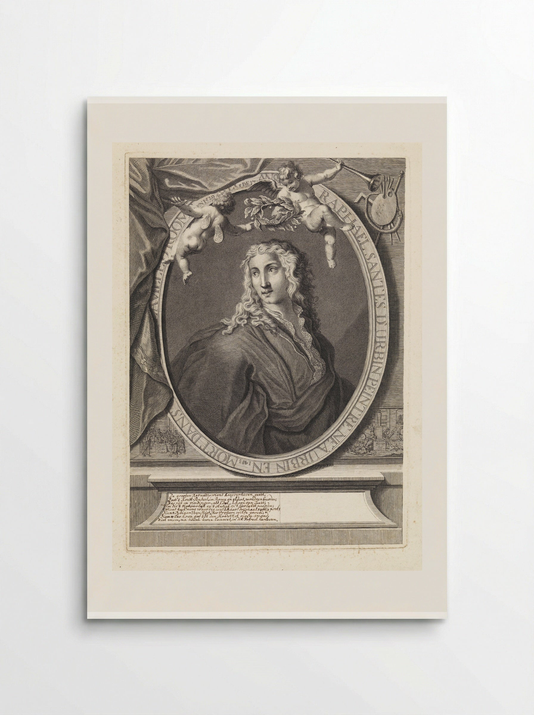 Allegorical Portrait of Raphael - Matthijs Pool - Poster
