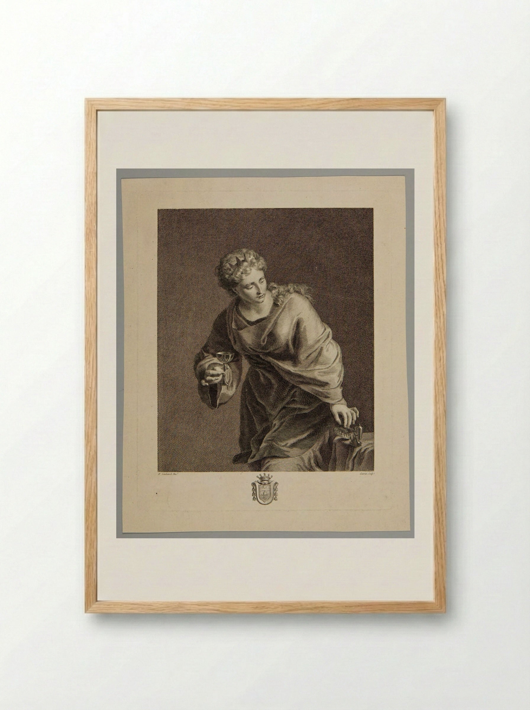 Allegorical Subject - Christophe Guérin - Framed Print Wood