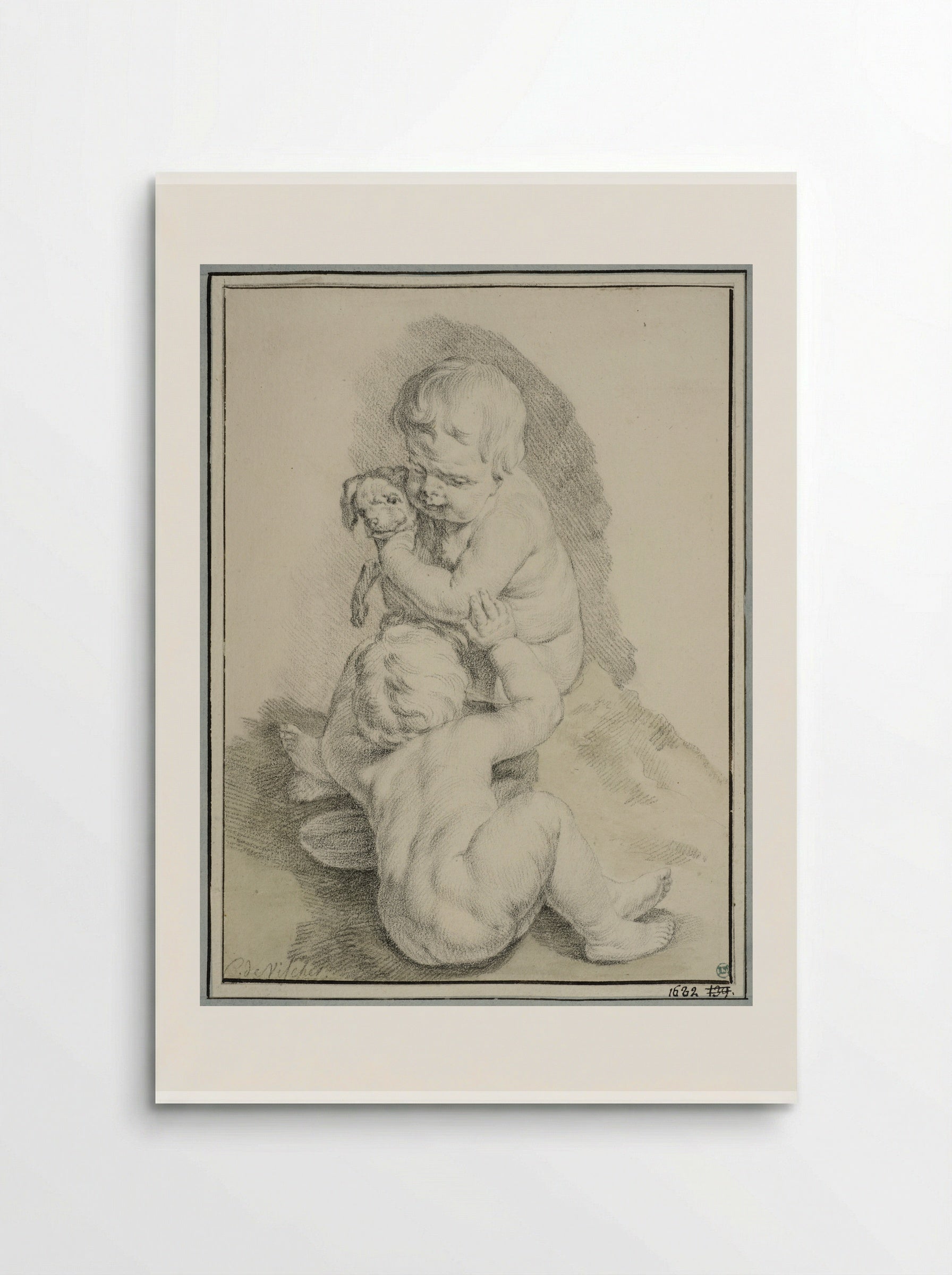 Allegorie op de vergankelijkheid - Cornelis Visscher (II) - Poster