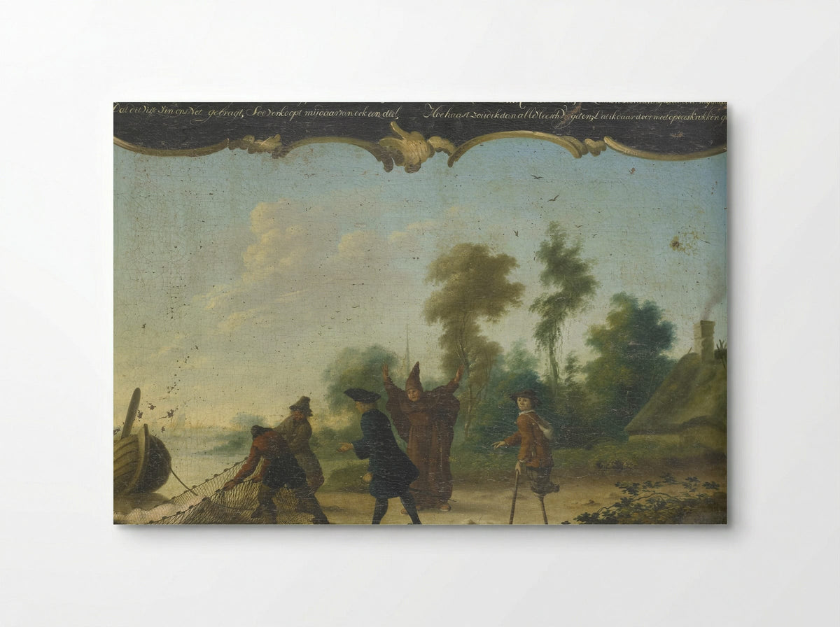 Allegorie op de vrije liefde - Joseph Pierre Vianey - Poster