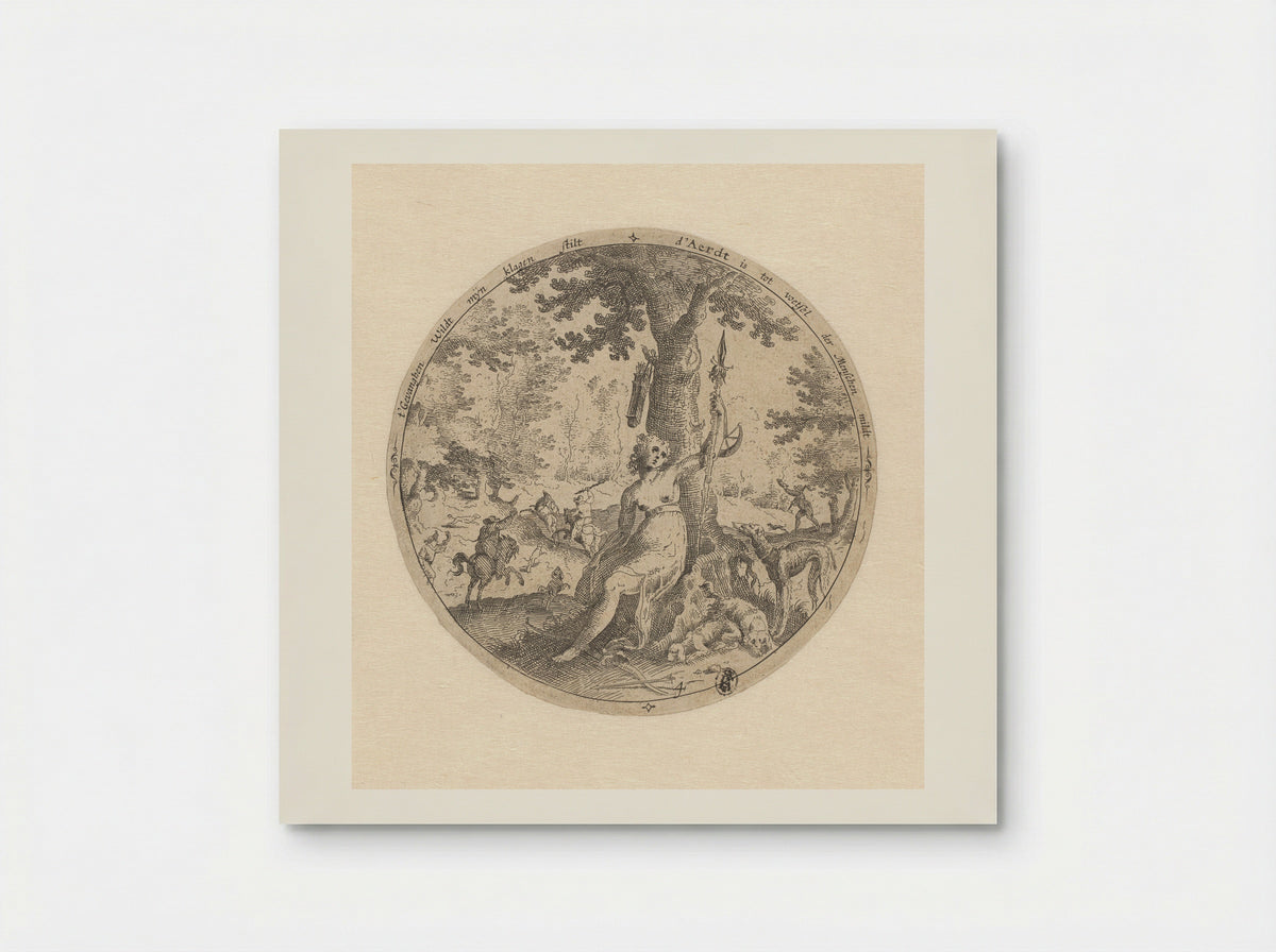 Allegorie van de Aarde - Claes Jansz. Visscher (II) - Poster