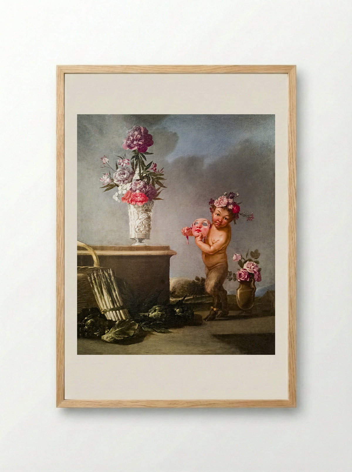 Allegory of Air - Giulio Carpioni - Framed Print Wood