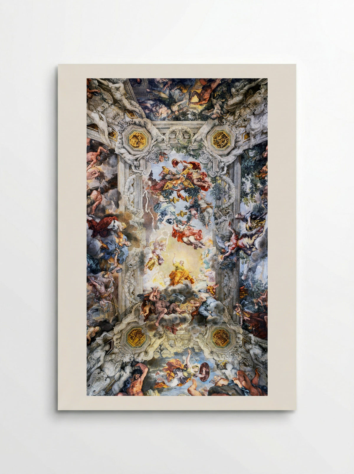 Allegory of Divine Providence and Barberini Power - Pietro da Cortona - Poster
