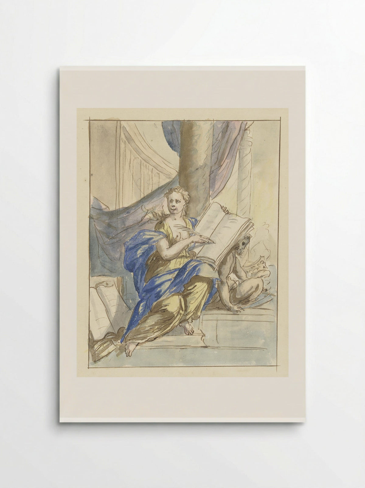 Allegory of History - Elias van Nijmegen - Poster