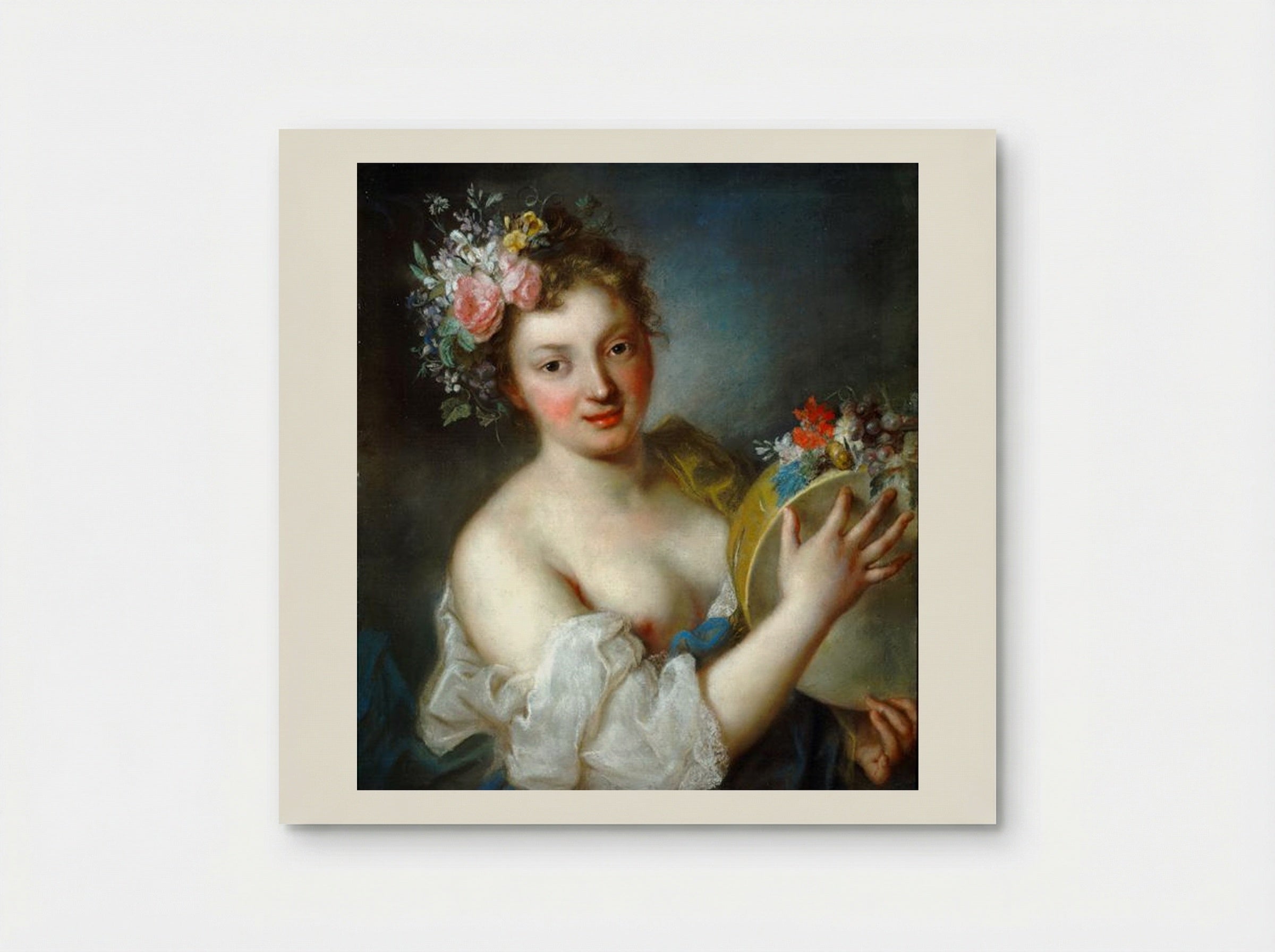 Allegory of Music - Rosalba Carriera - Poster