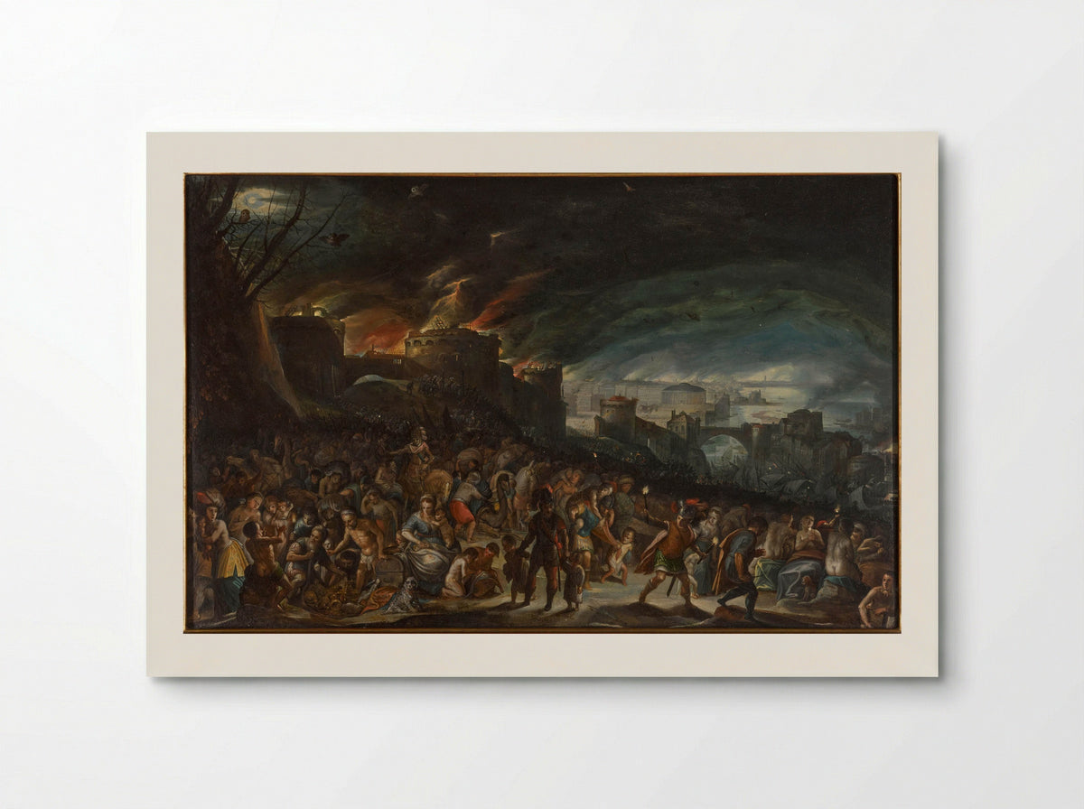 Allegory of Secular and Spiritual Abuses - Gillis Mostaert (I) - Poster