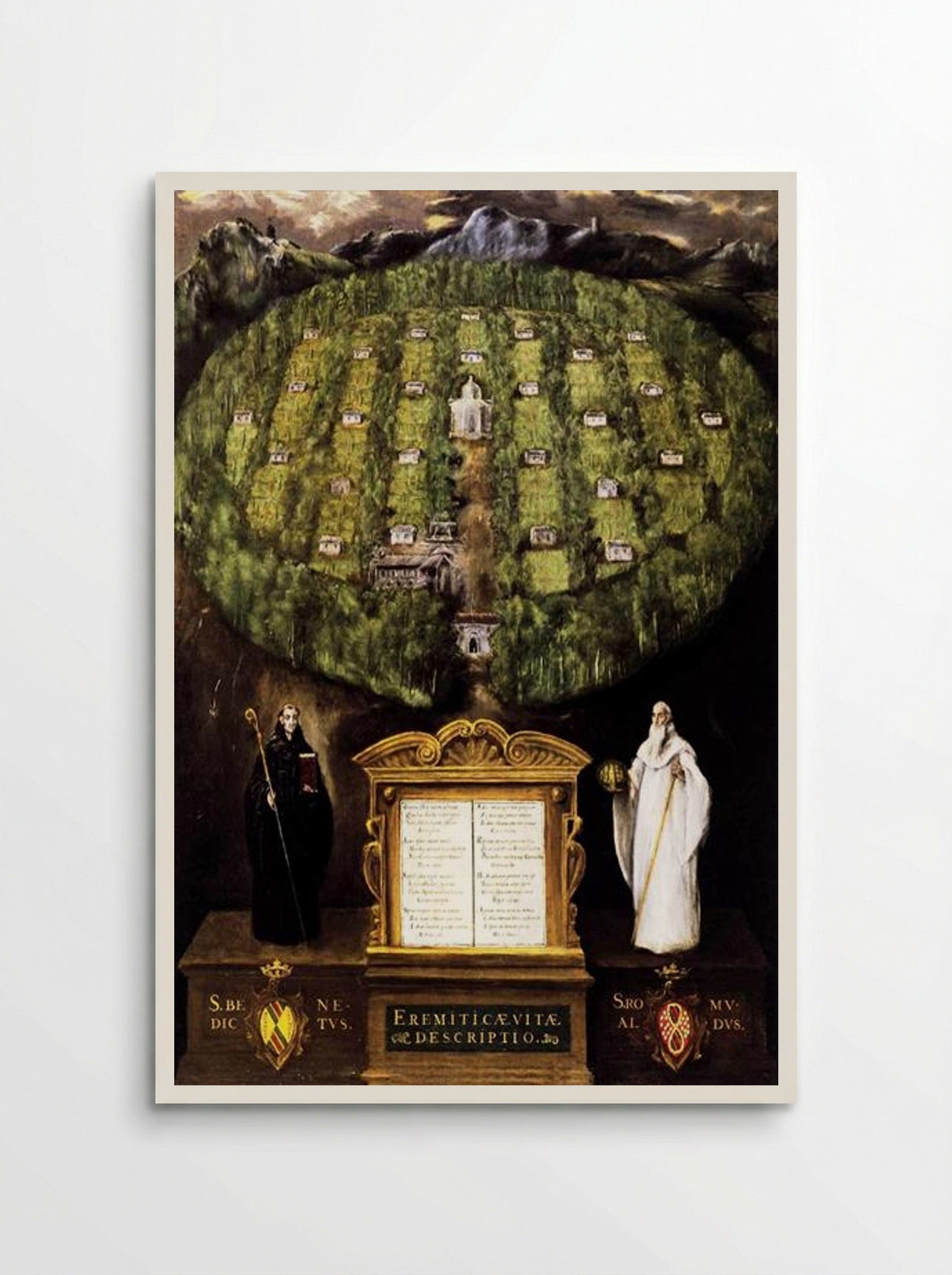 Allegory of the Camaldolese Order - El Greco - Poster