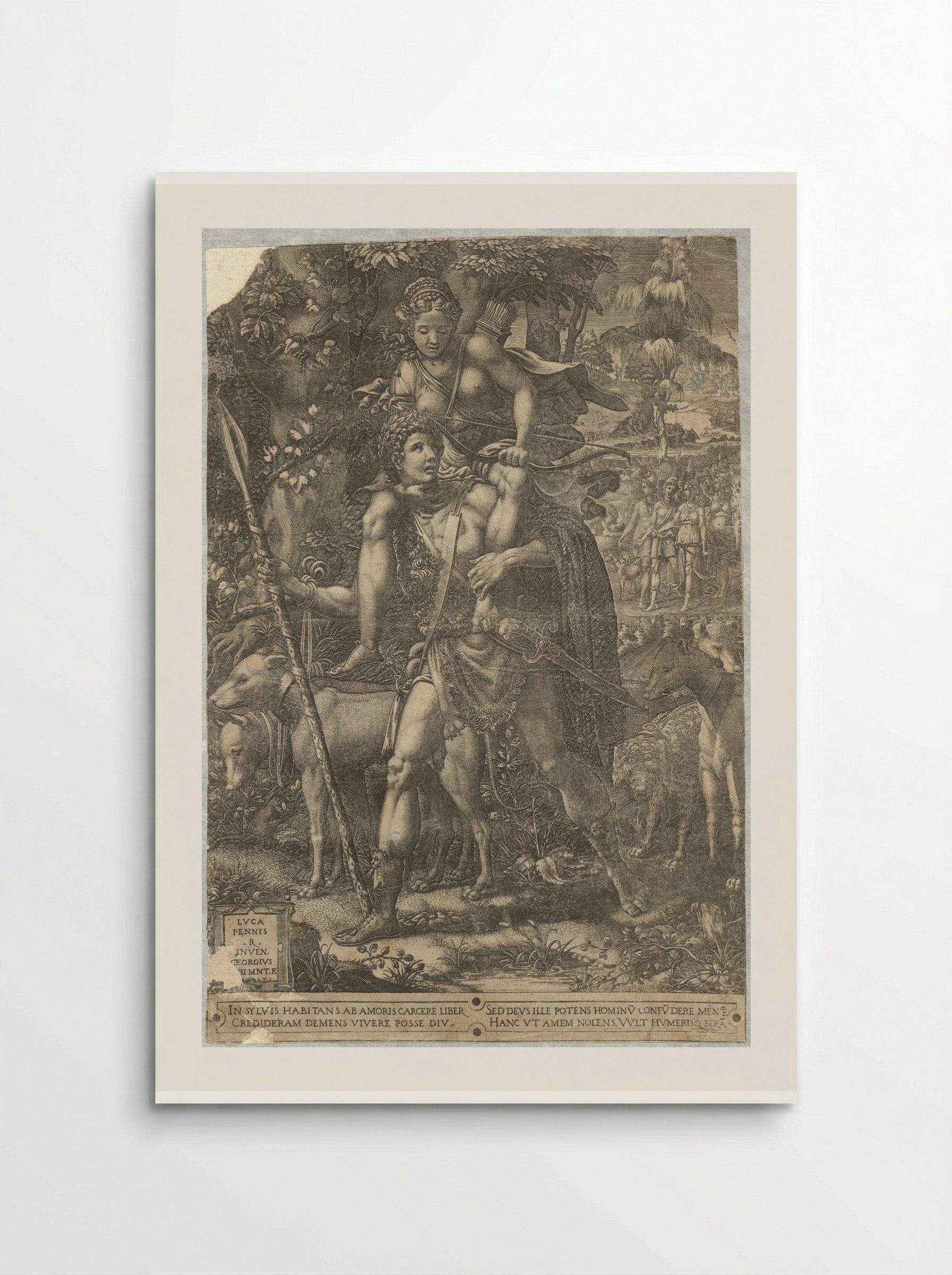 Allegory of the Hunt - Giorgio Ghisi - Poster