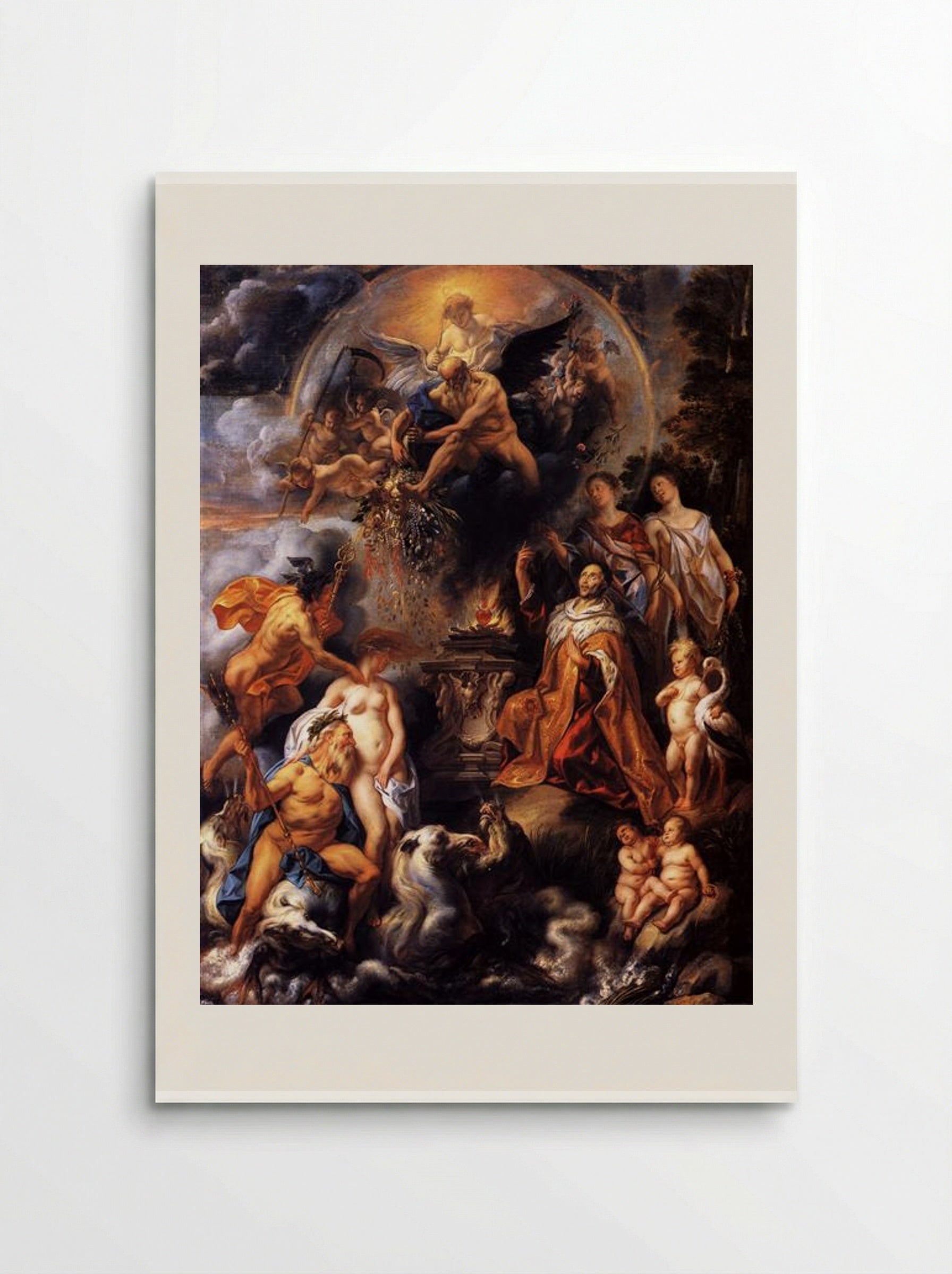 Allegory of the Peace of Westphalia - Jacob Jordaens - Poster