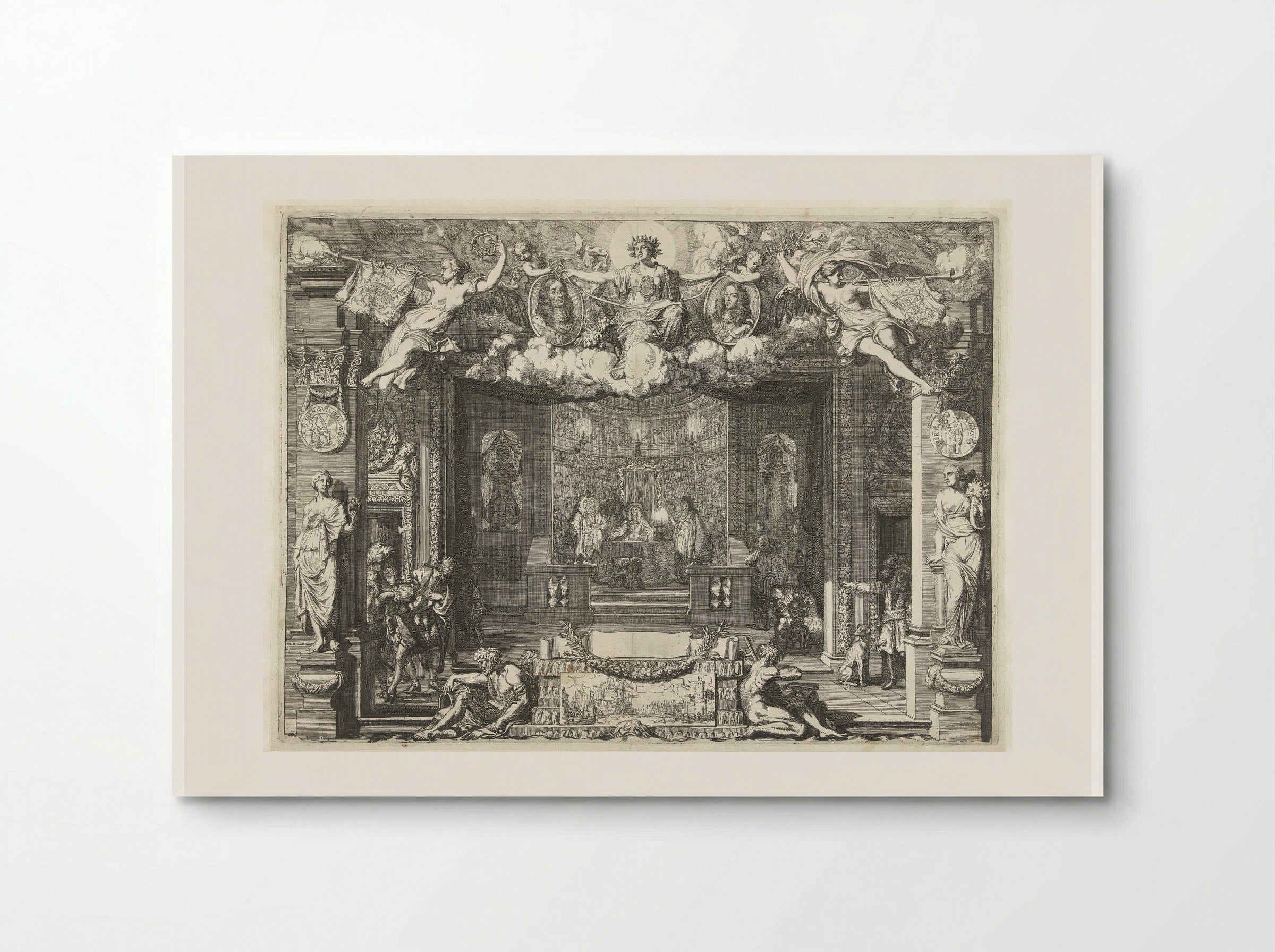Allegory of the Treaty of Westminster - Gerard de Lairesse - Poster