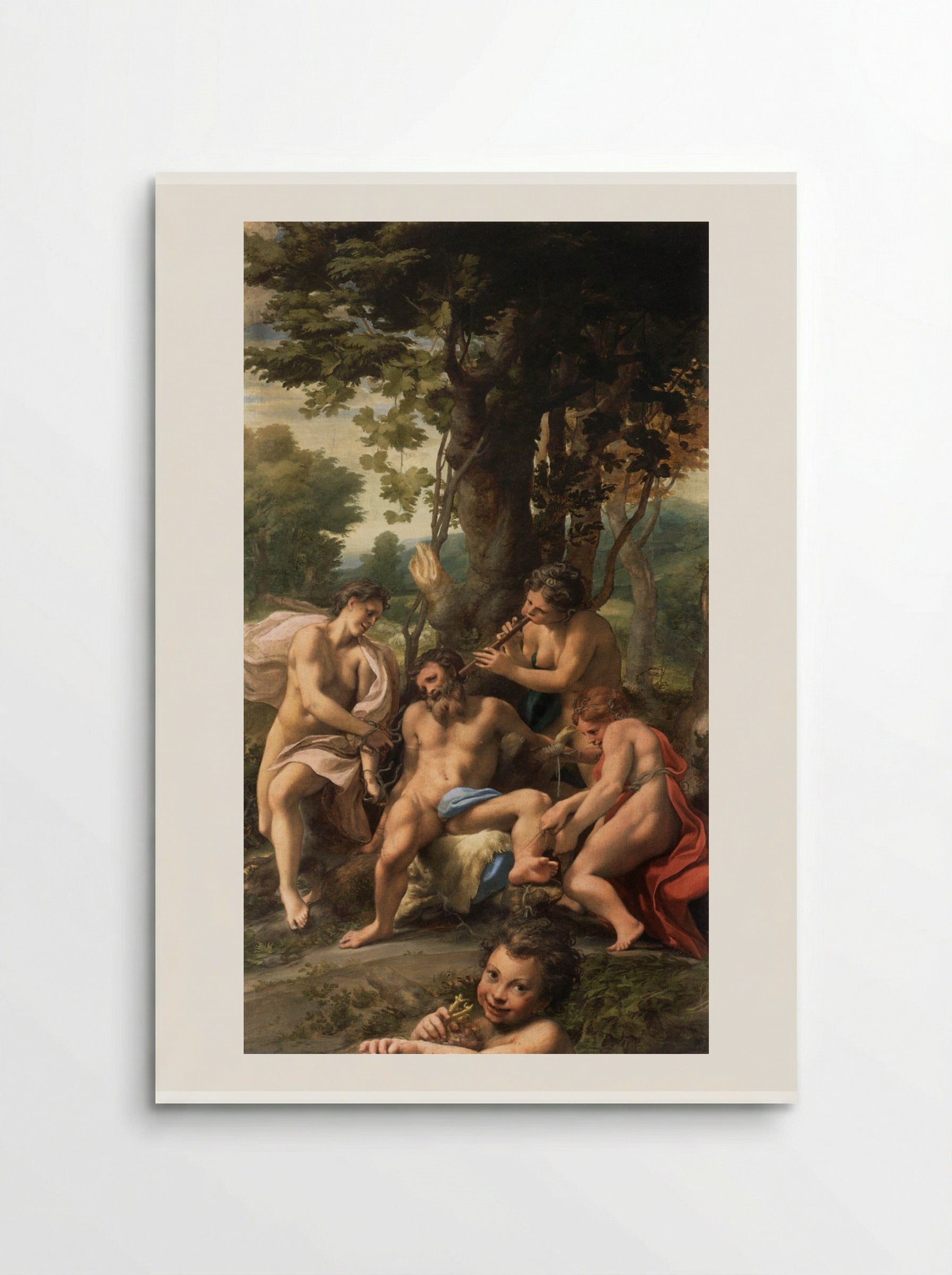Allegory of the Vices - Correggio - Poster
