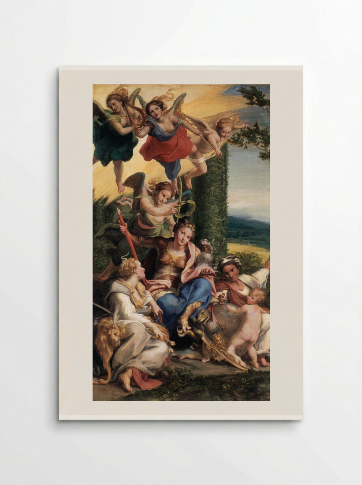 Allegory of the Virtues - Correggio - Poster