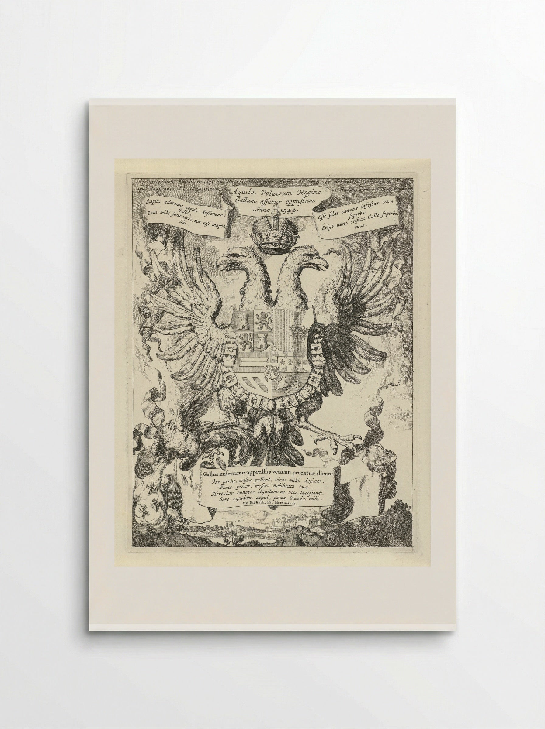 Allegory on the Peace of Crépy - Gerard de Lairesse - Poster