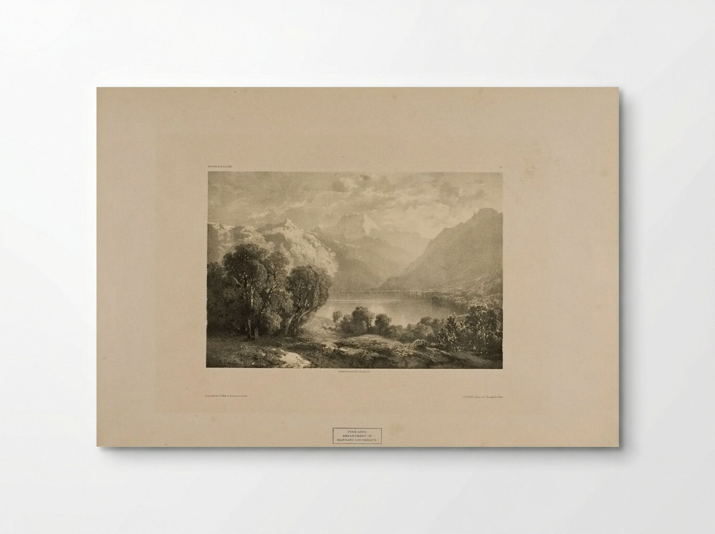Alpine View - Alexandre Calame - Poster
