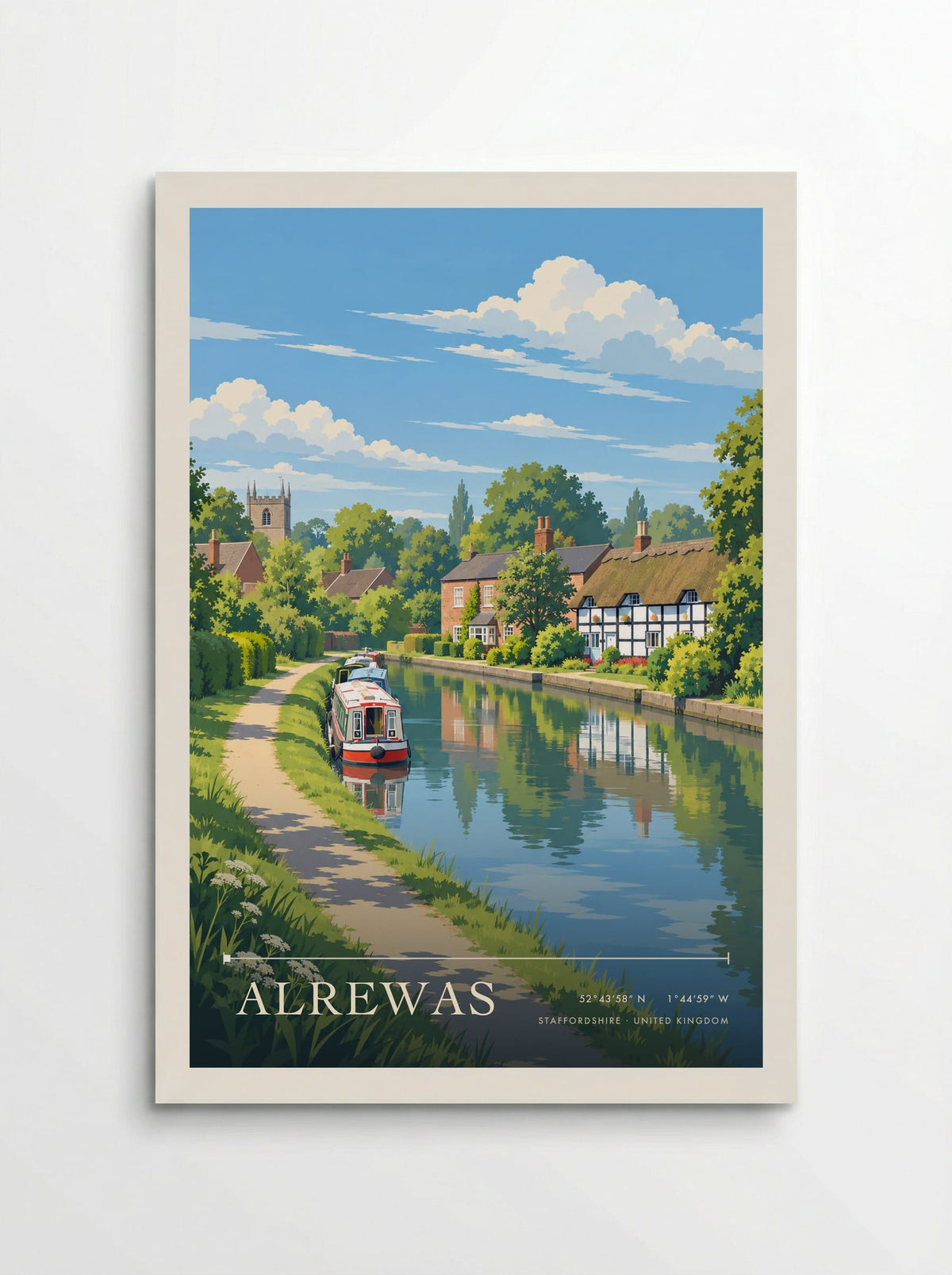 Alrewas, Staffordshire | Travel Poster - Poster
