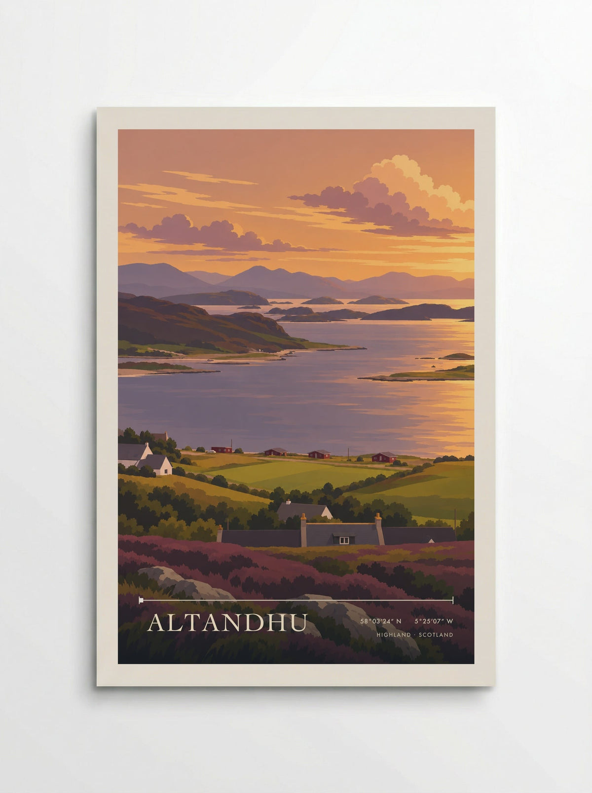 Altandhu, Highland | Travel Poster - Poster