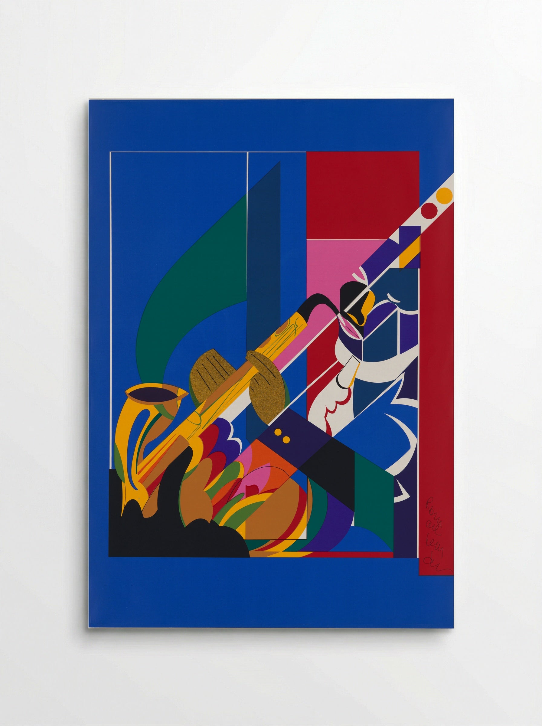 Alto Saxophone - Romare Bearden - Poster