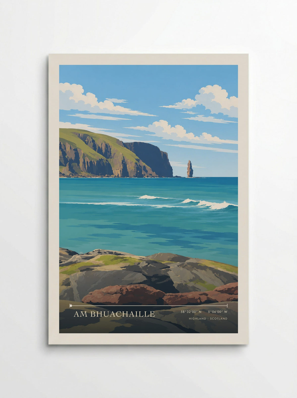 Am Bhuachaille, Highland | Travel Poster - Poster