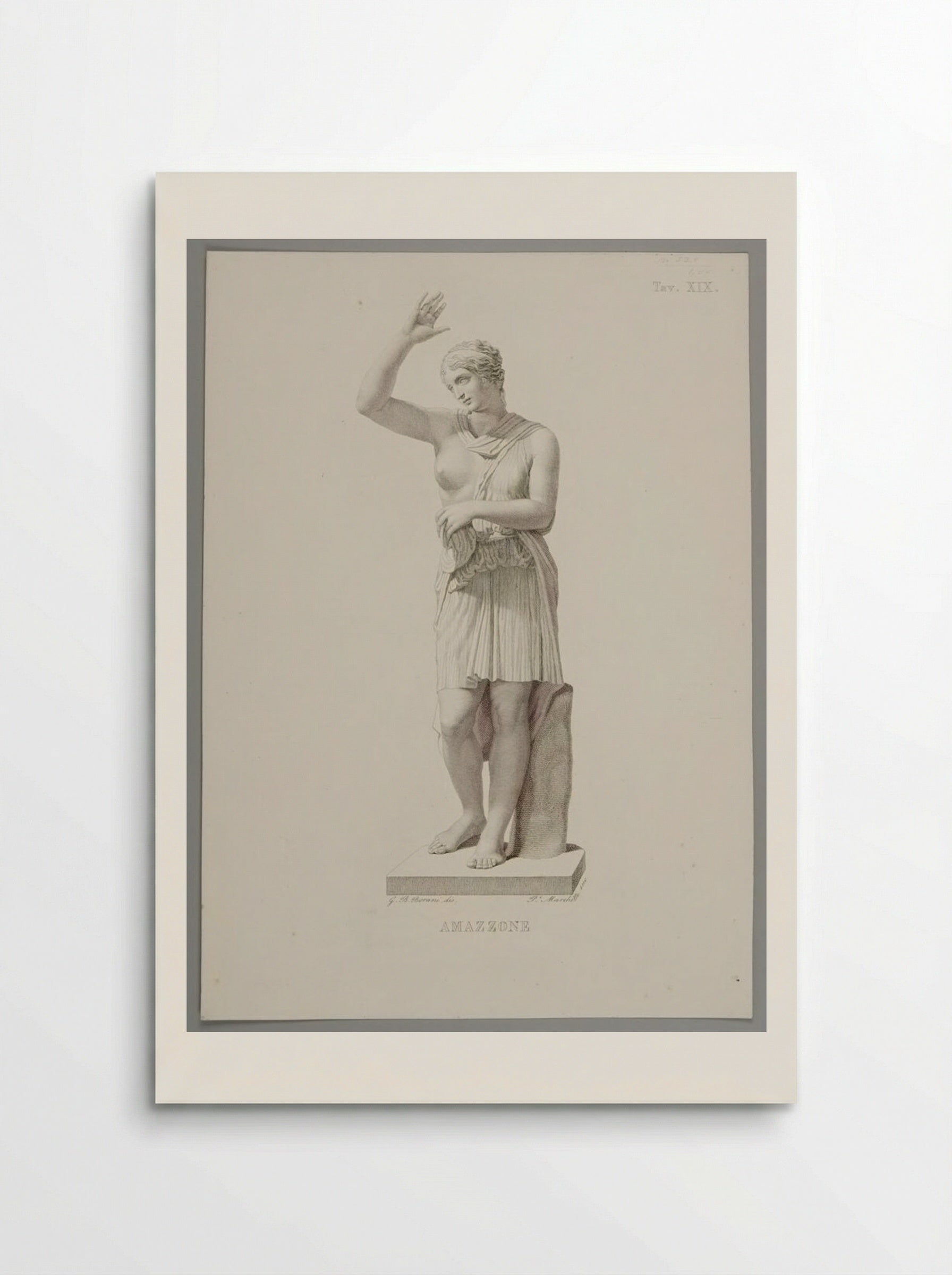 Amazon, after the Antique - Pietro Marchetti - Poster