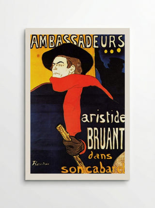 Ambassadeurs: Aristide Bruant in his Cabaret - Henri de Toulouse-Lautrec