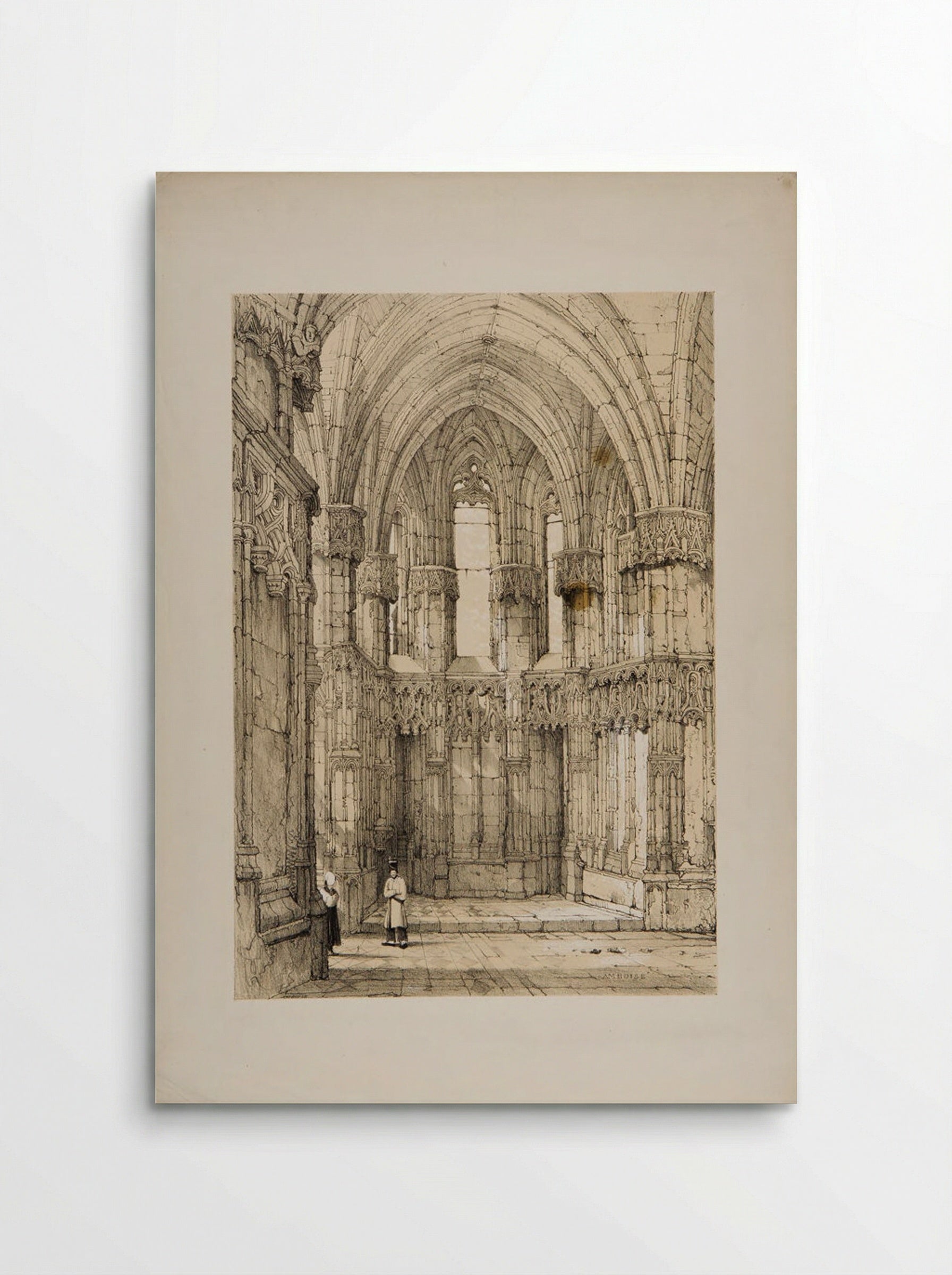 Amboise - Samuel Prout - Poster