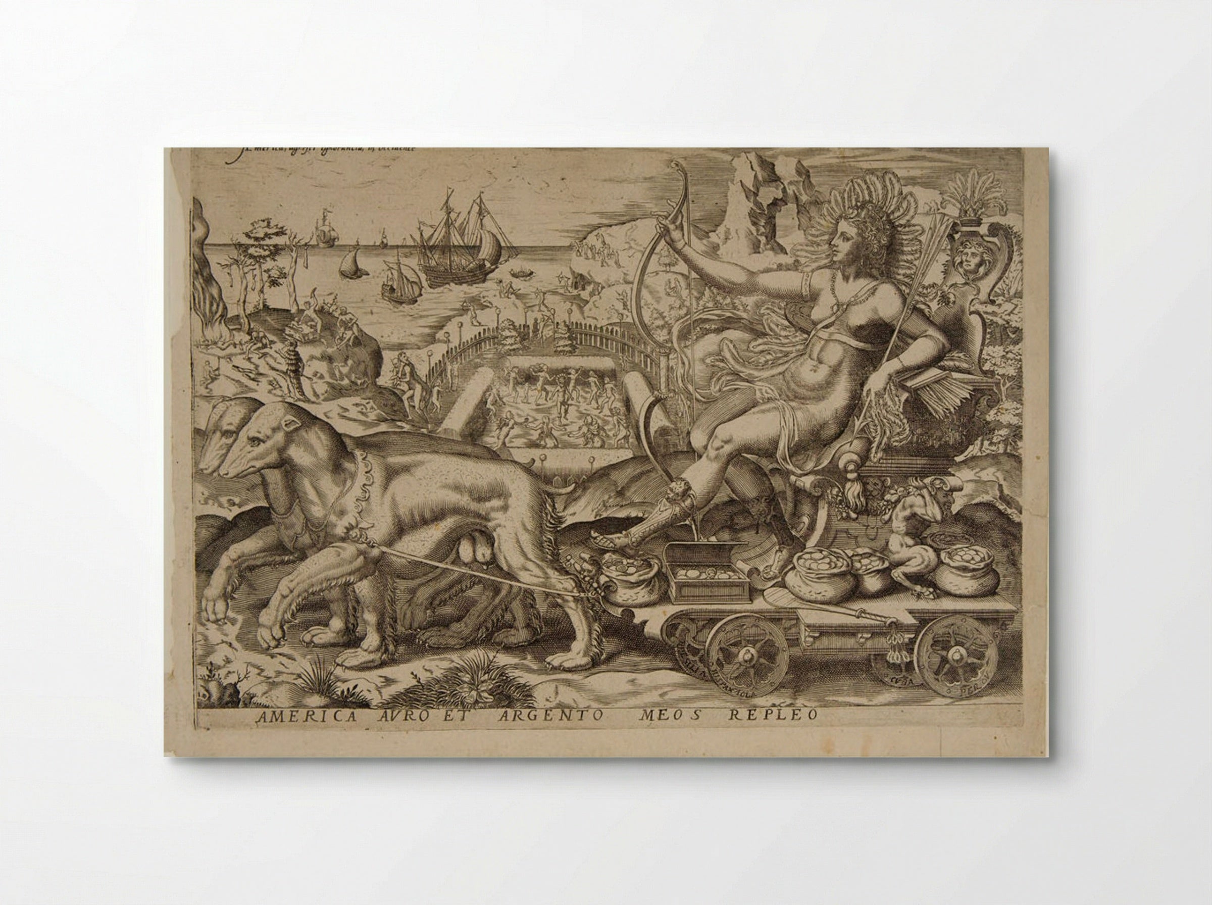 America, Your Gold and Silver Fill My People - Pieter Nagel - Poster
