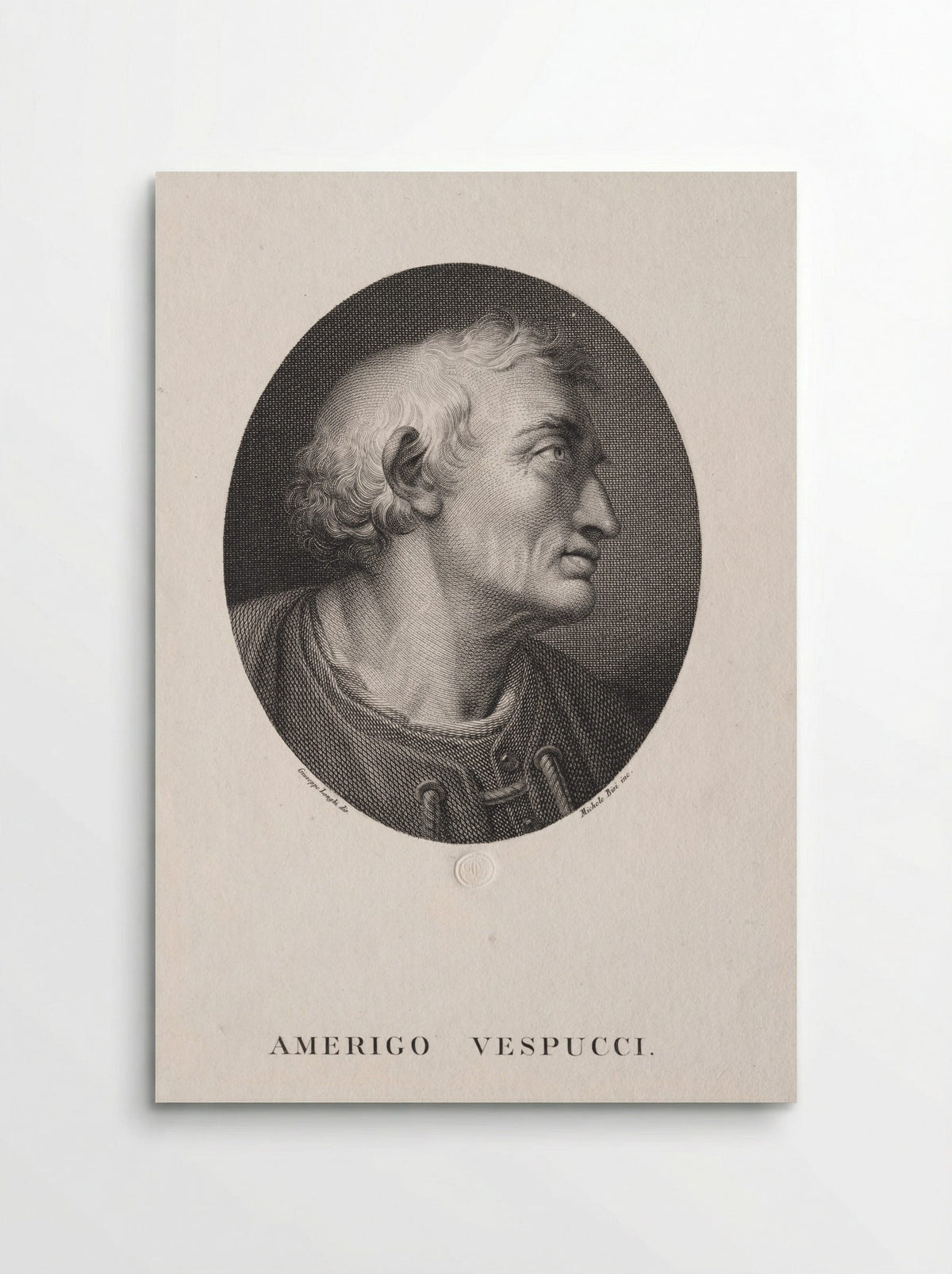 Amerigo Vespucci - Michele Bisi - Poster