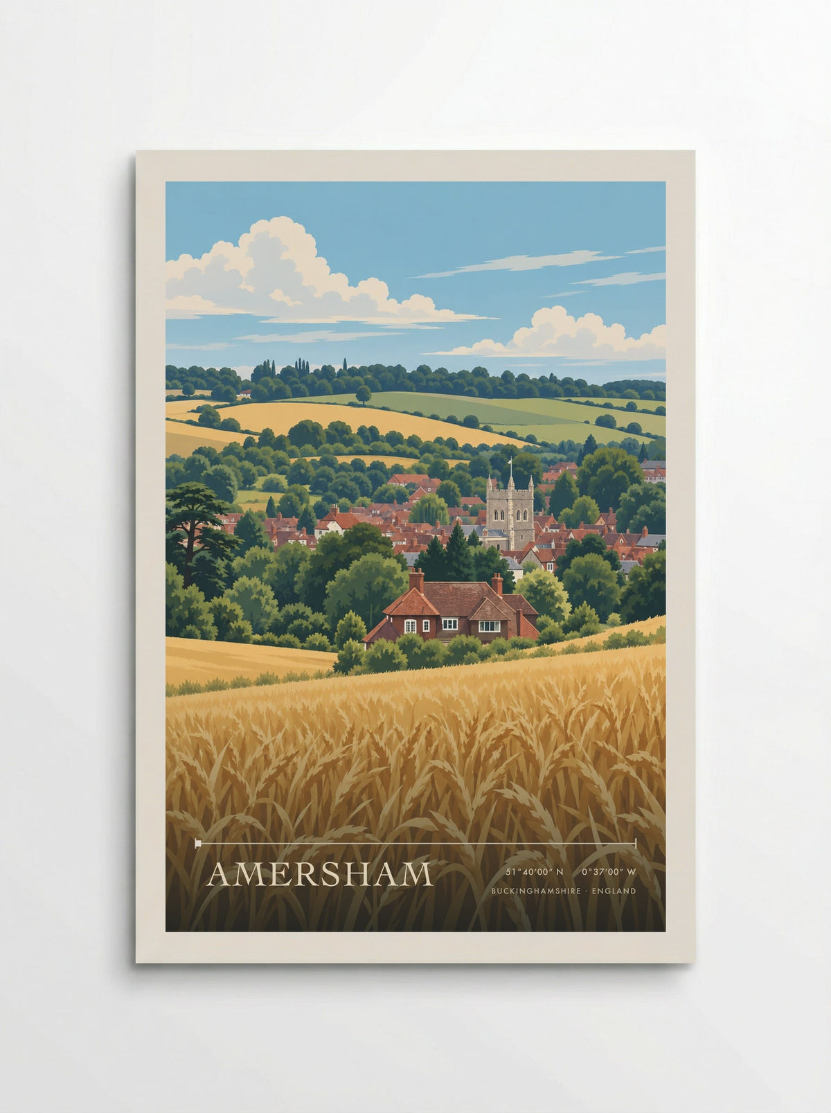 Amersham, Buckinghamshire | Travel Poster - Poster