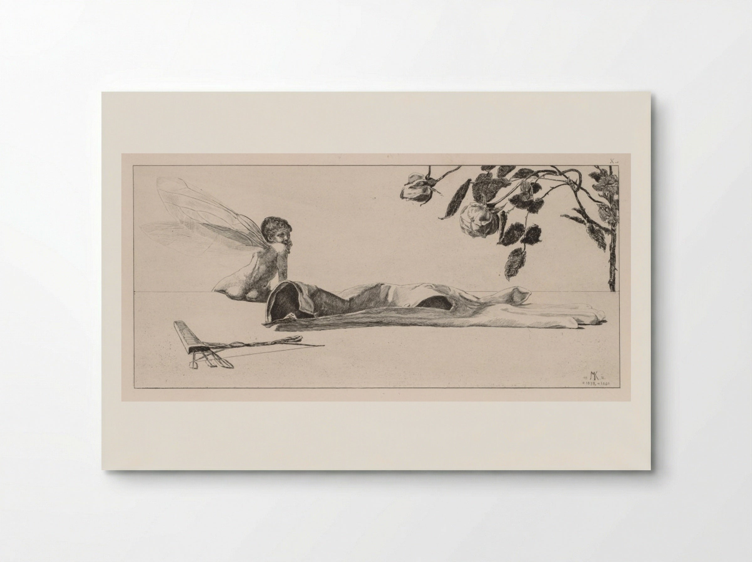 Amor (from the series A Glove) - Max Klinger - Poster