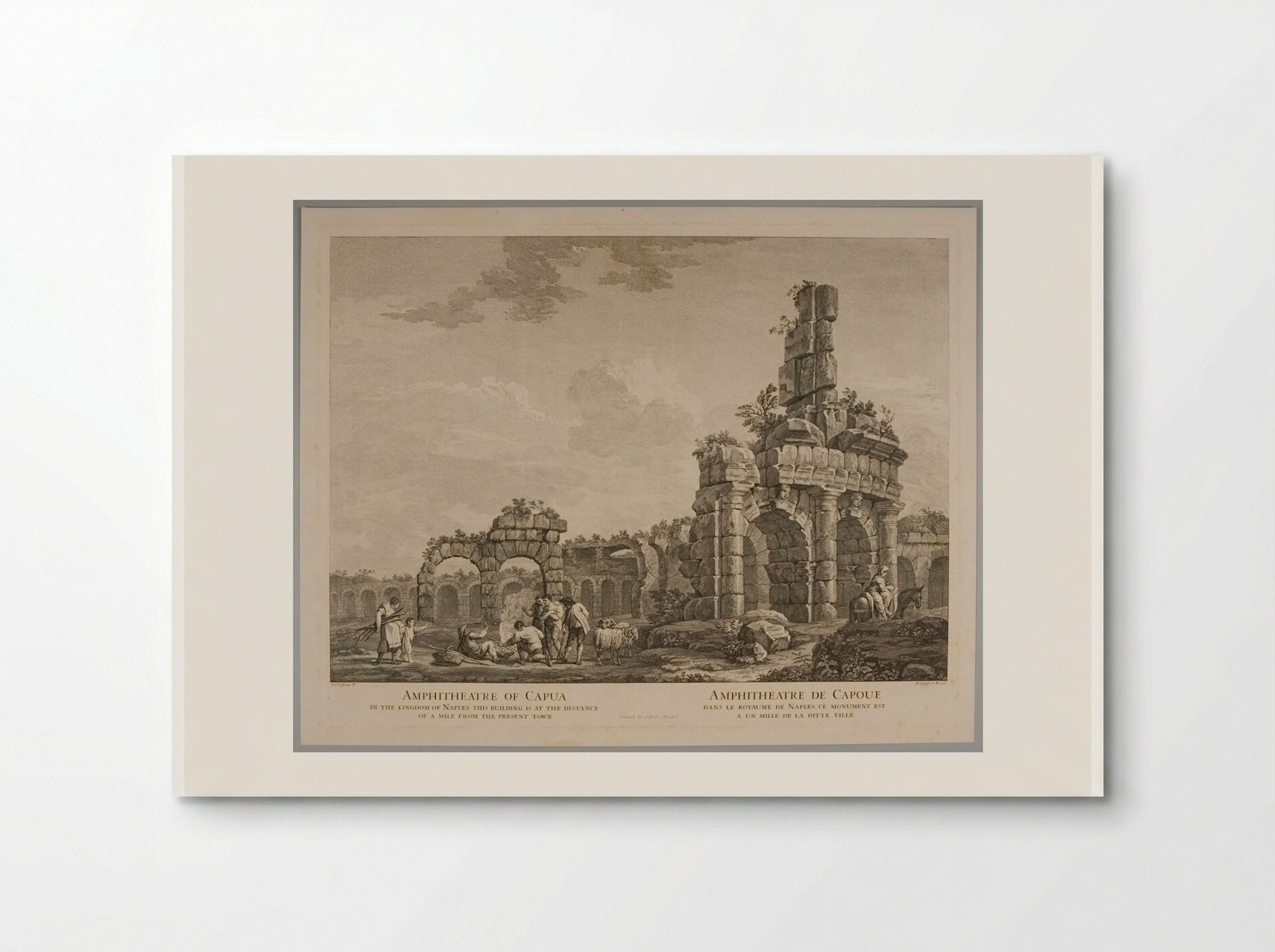 Amphitheater of Capua - Domenico Cunego - Poster