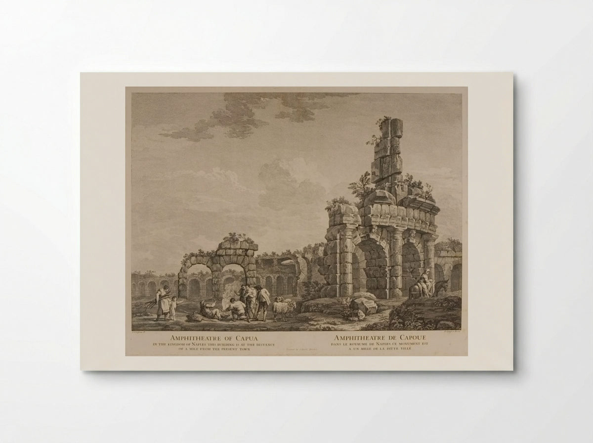 Amphitheater of Capua - Domenico Cunego - Poster