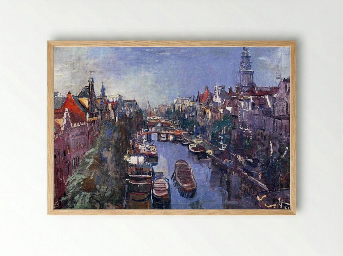 Amsterdam - Oskar Kokoschka - Framed Print Wood