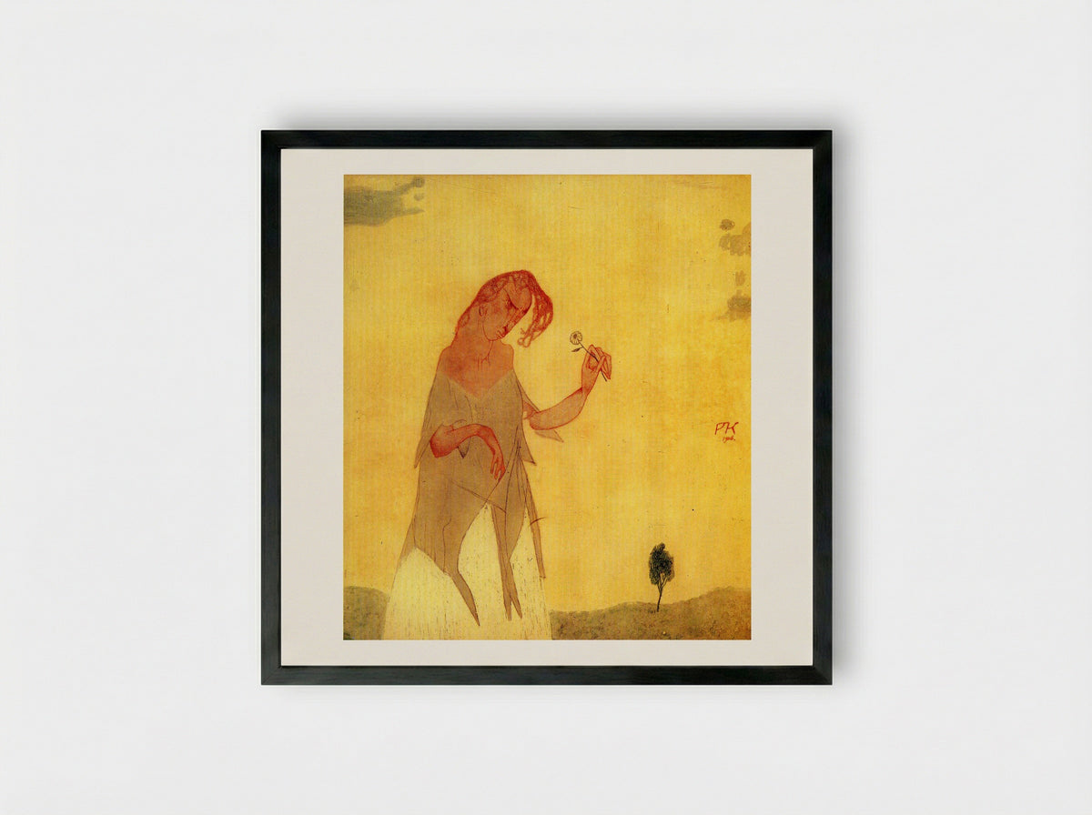 An Allegory of Propaganda - Paul Klee - Framed Print Black