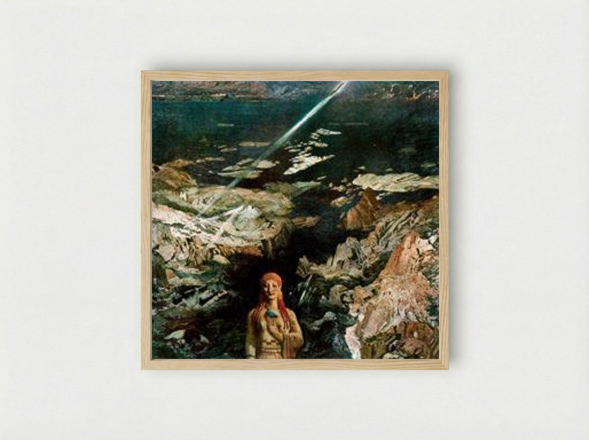 An Ancient Horror - Leon Bakst - Framed Print Wood