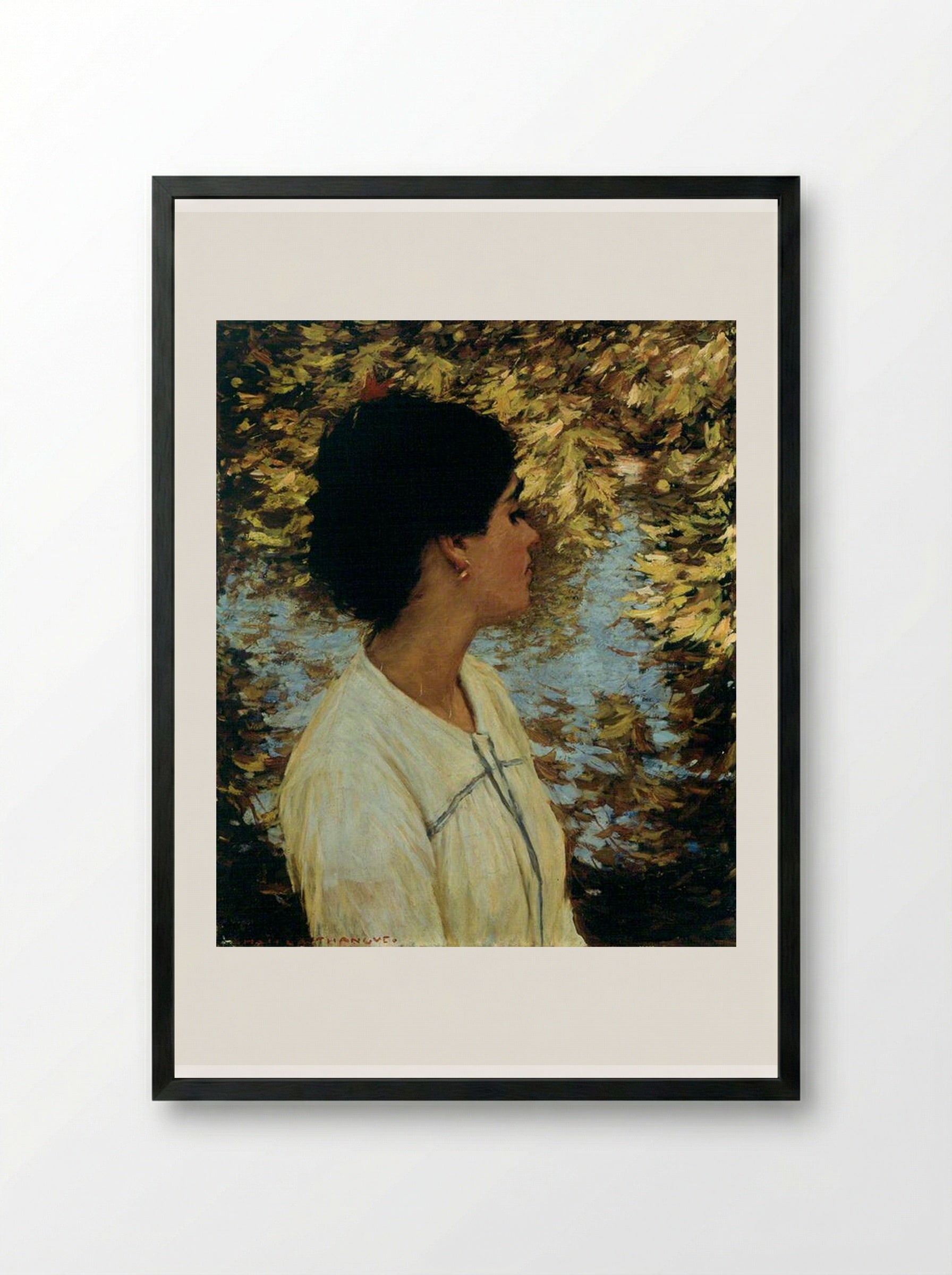 An Andalucian - Henry Herbert La Thangue - Framed Print Black
