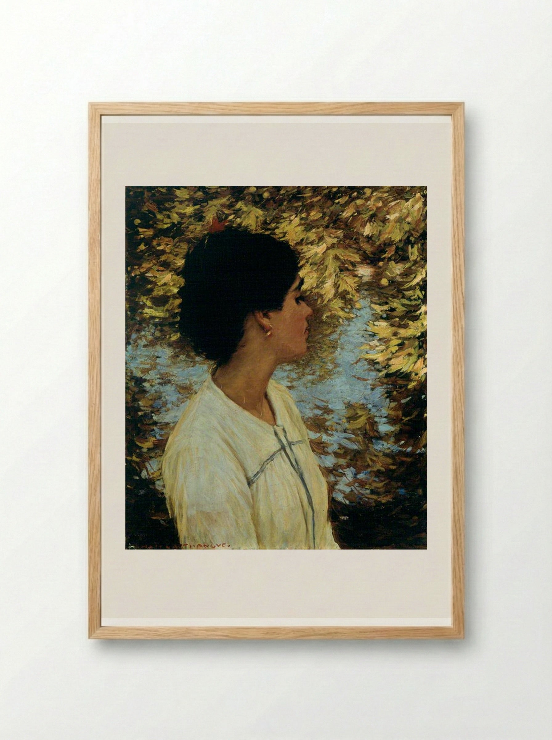 An Andalucian - Henry Herbert La Thangue - Framed Print Wood