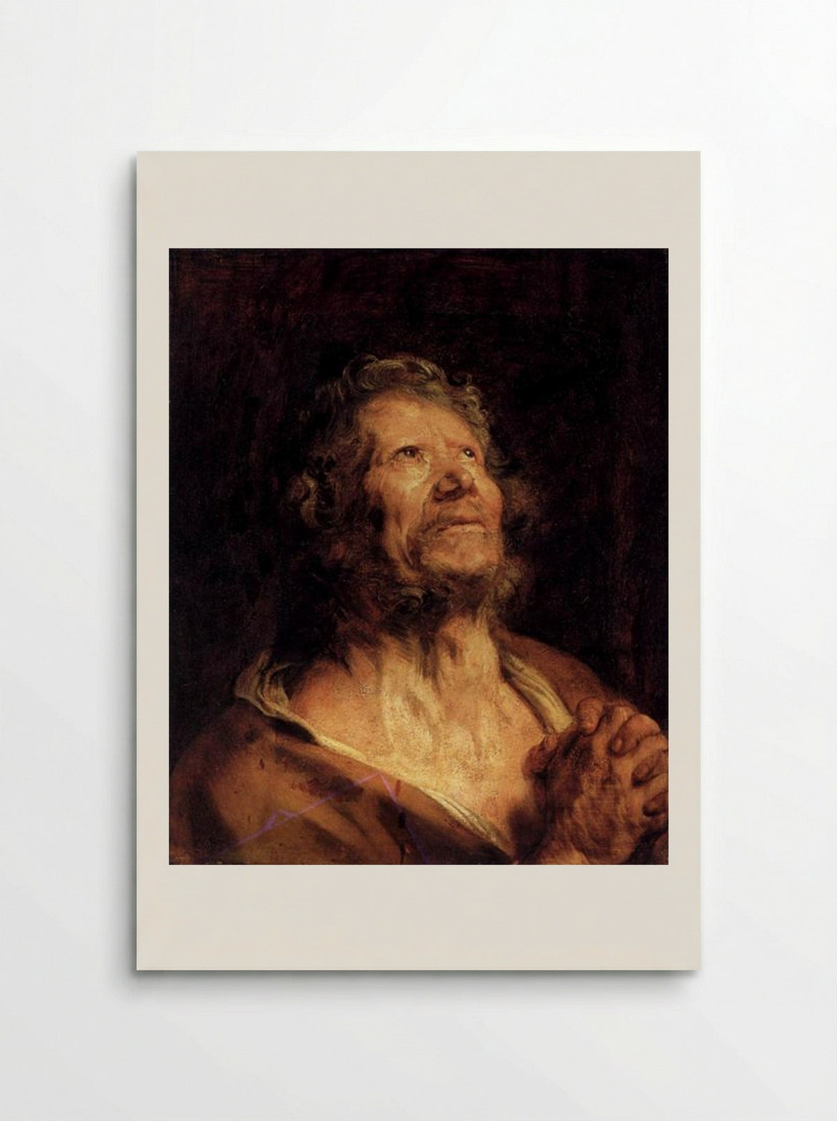 An Apostle with Folded Hands - Anthony van Dyck - Poster