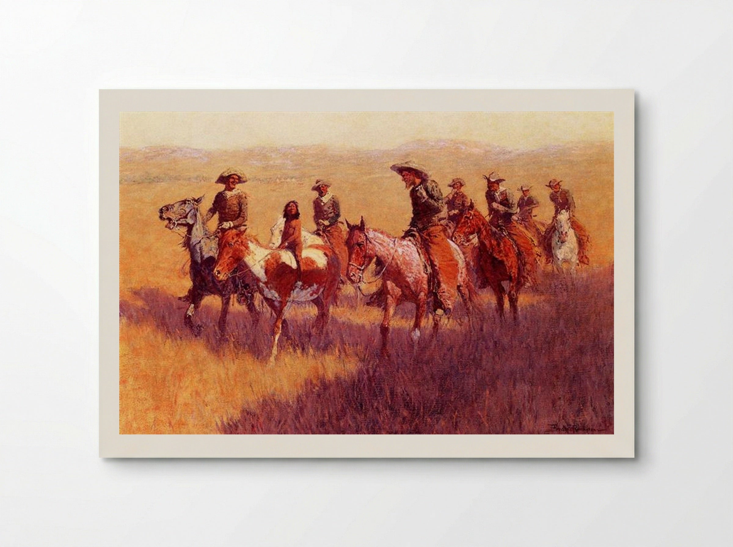 An Assault on His Dignity - Frederic Remington - Poster