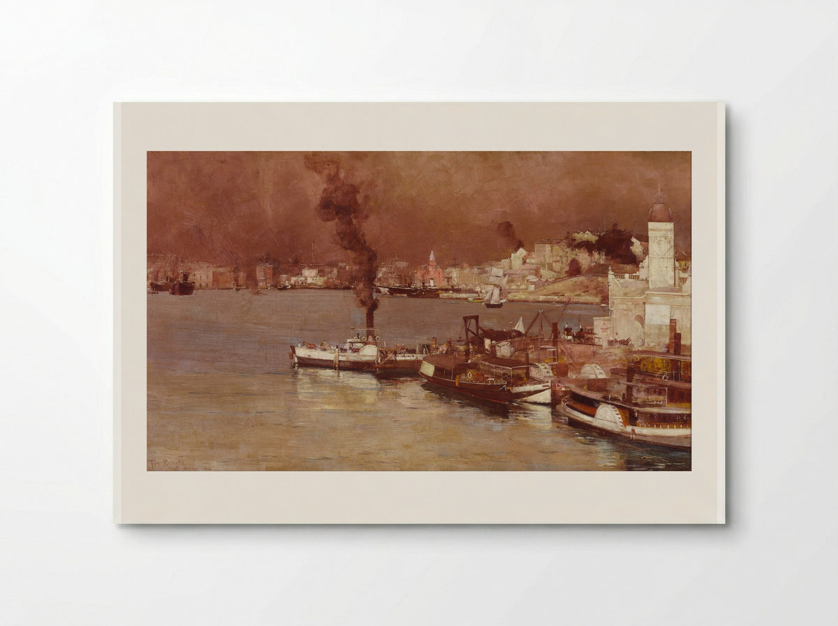 An Autumn Morning, Milson's Point, Sydney - Tom Roberts - Poster