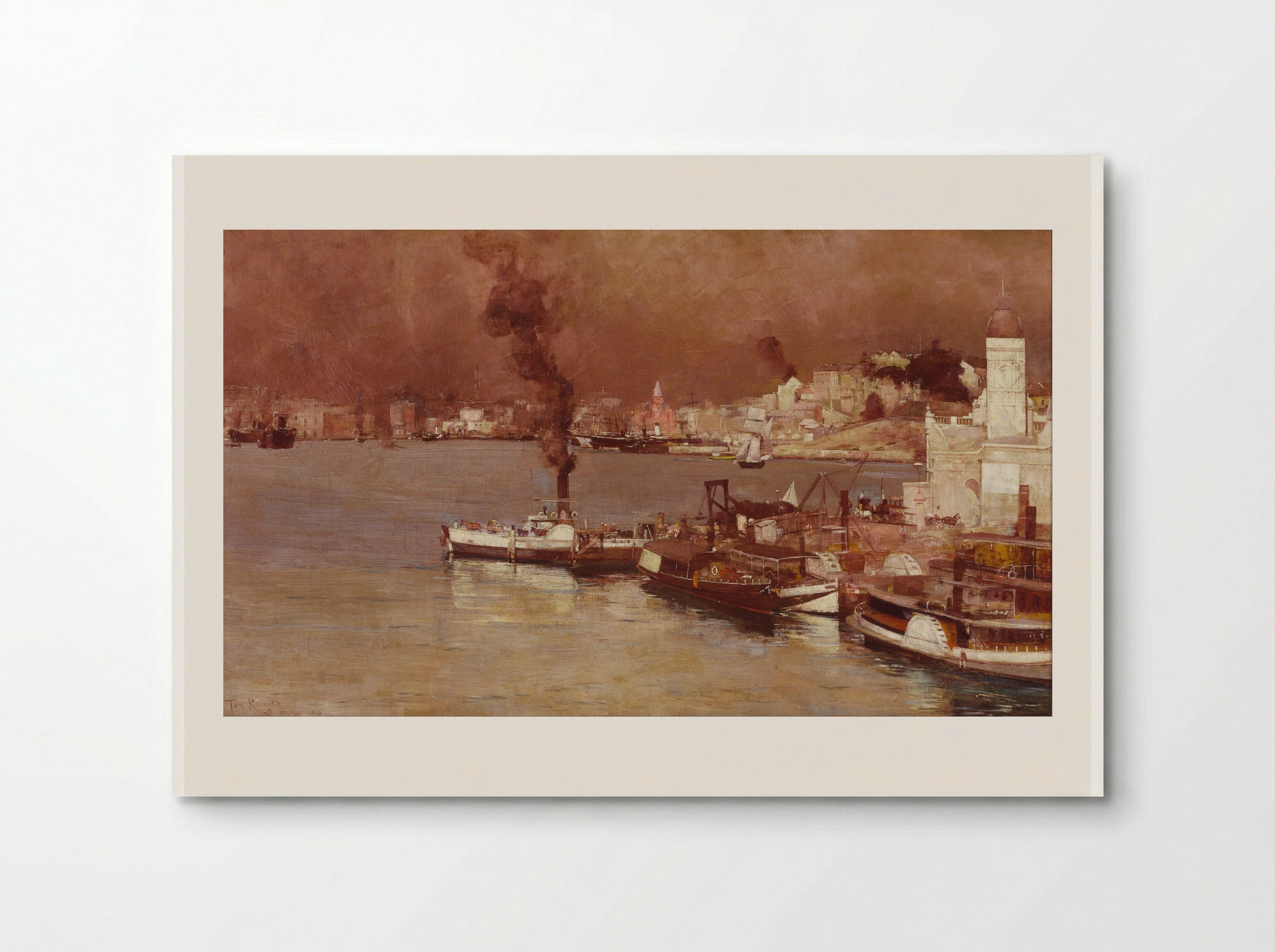 An Autumn Morning, Milson's Point, Sydney - Tom Roberts - Poster
