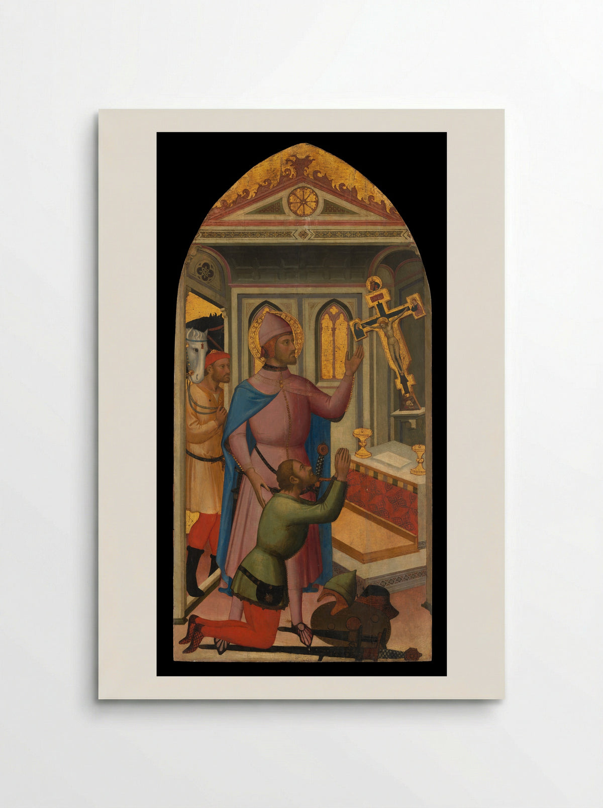 An Episode from the Life of Saint Giovanni Gualberto - Niccolò di Pietro Gerini - Poster