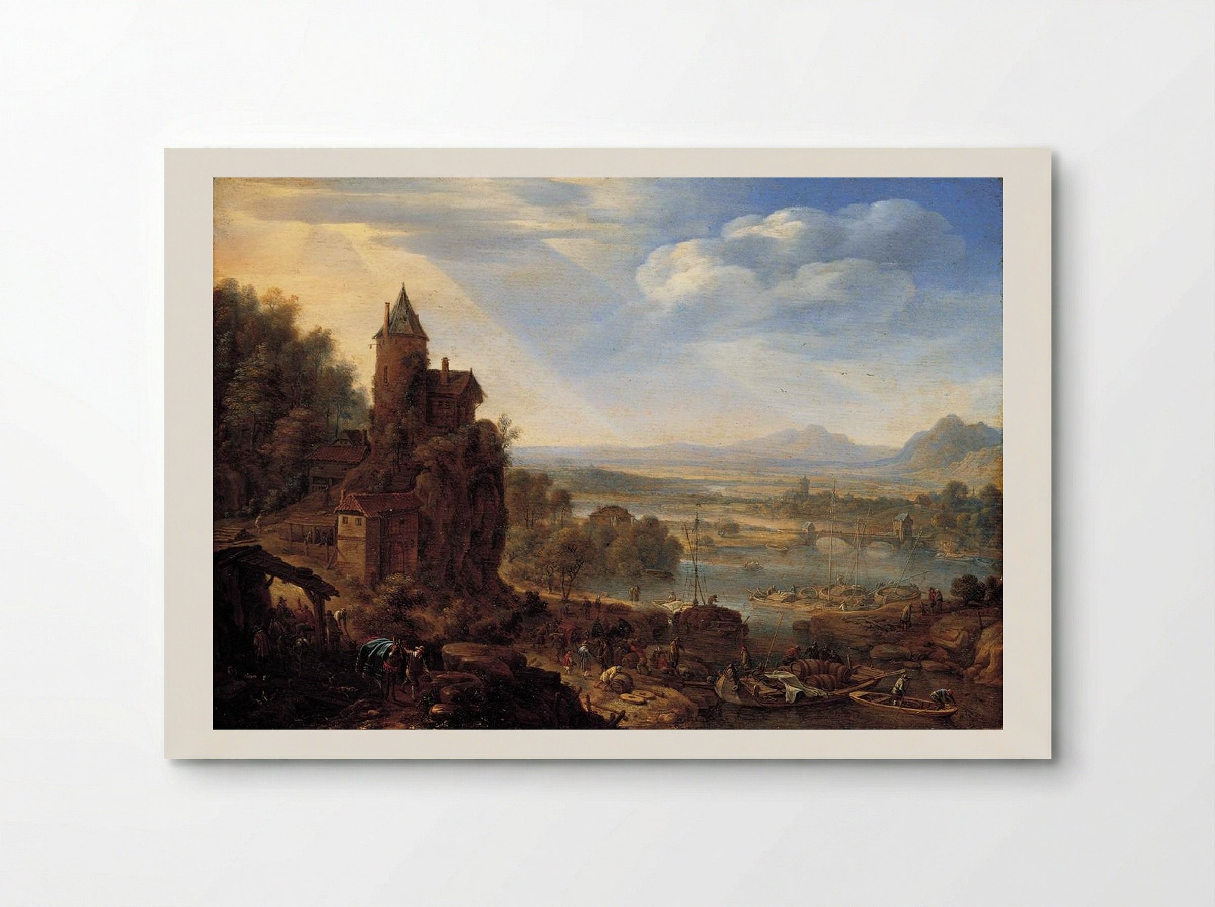An Extensive Rhenish Landscape - Herman Saftleven - Poster